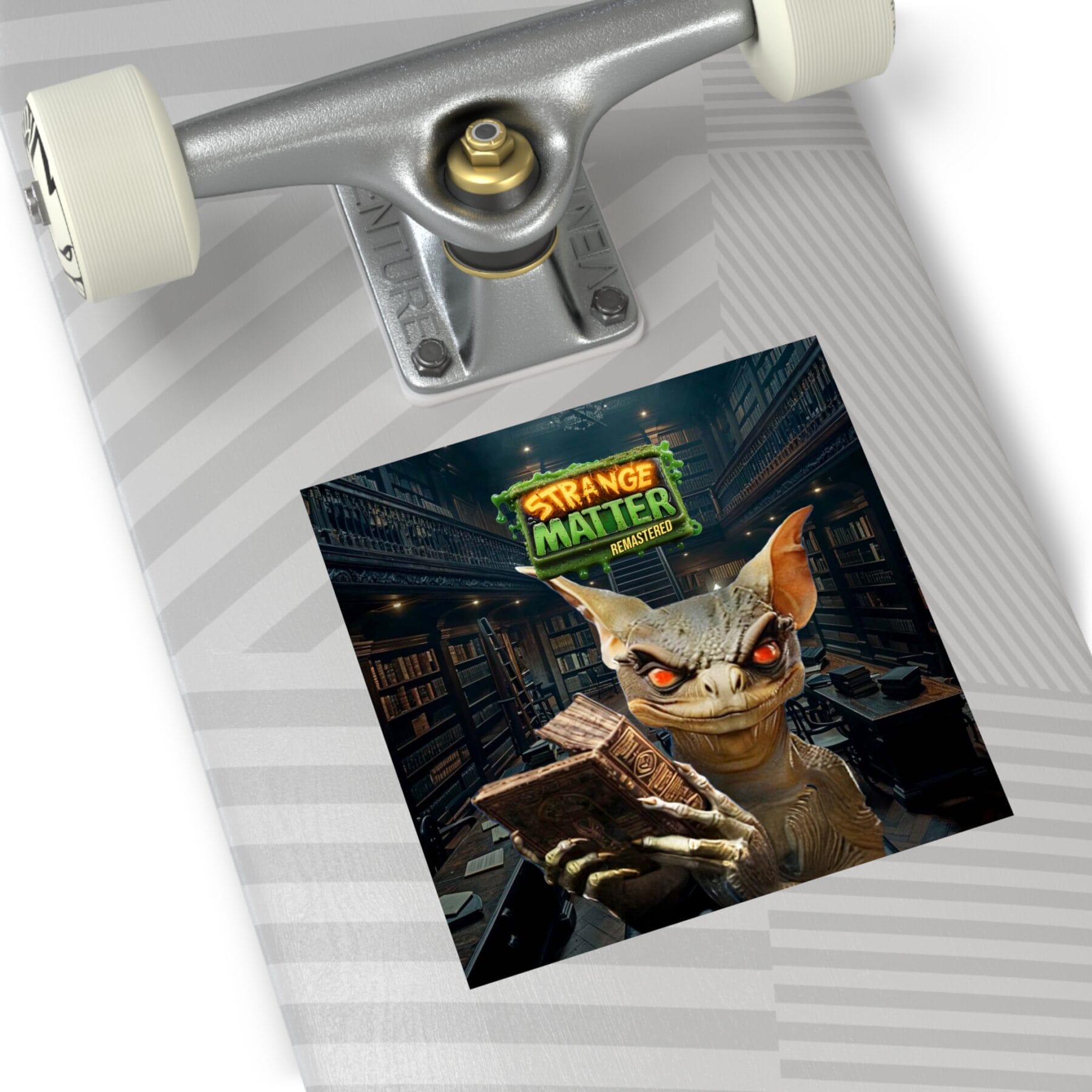 Square Vinyl Sticker - Strange Matter: Rilo in the Library of Fairchild Manor - Perfect for the Strange Matter and YA horror fan. - Image 6