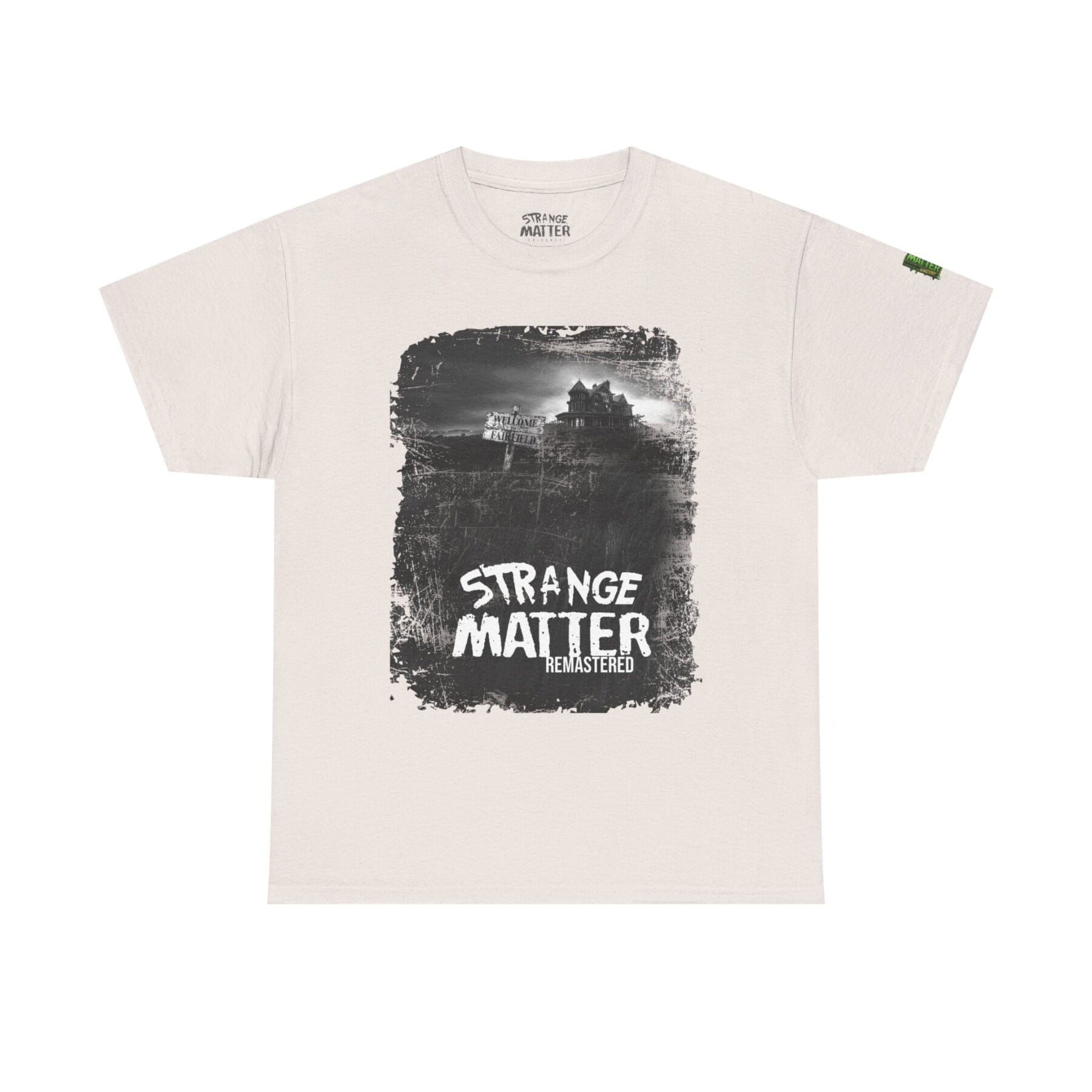 Adult Heavy Cotton Tee - Strange Matter: Fairchild Manor - T-Shirt for YA horror and Action fans - Image 8