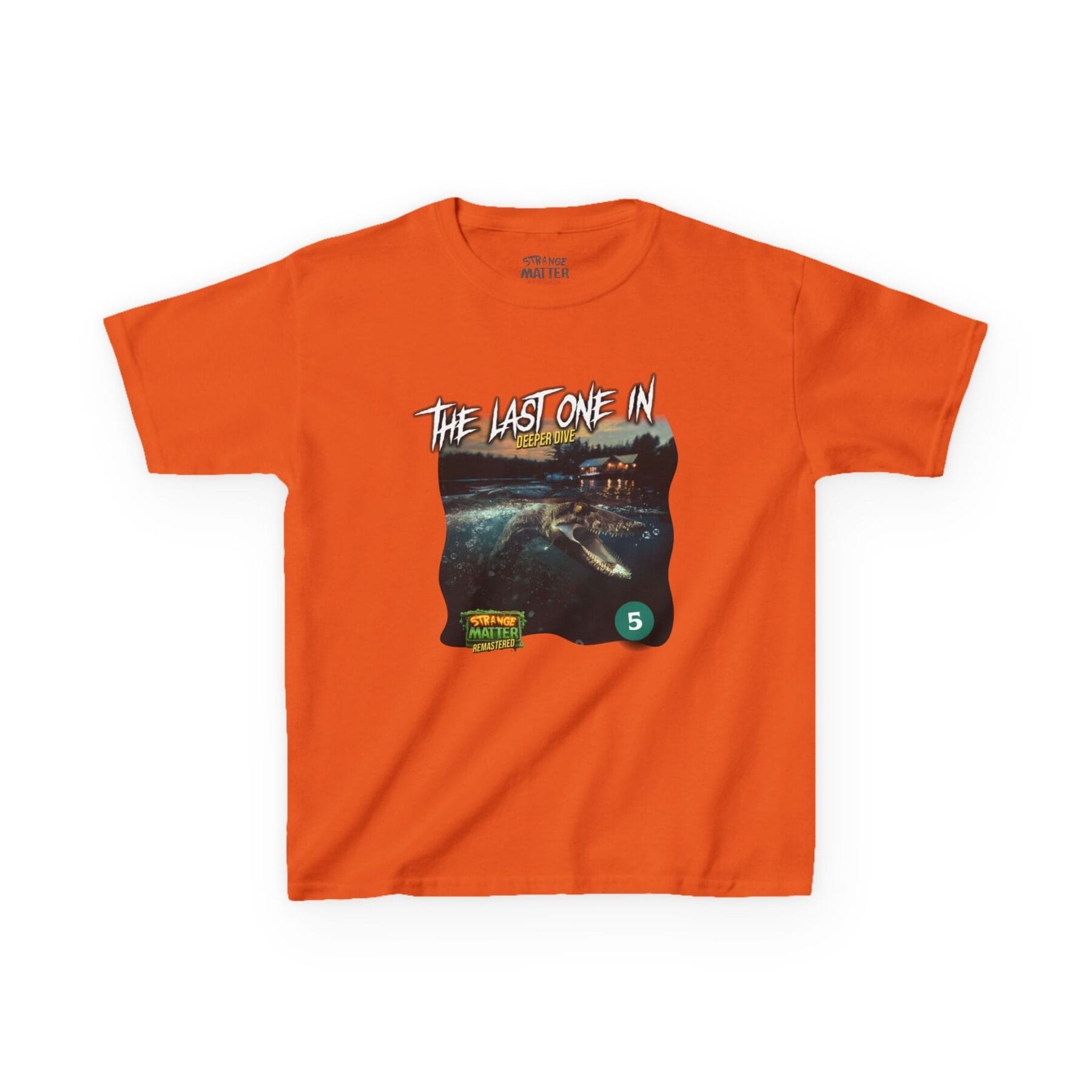 Kids Heavy Cotton Tee - Strange Matter: The Last One In - T-Shirt for YA horror and Action fans - Image 8