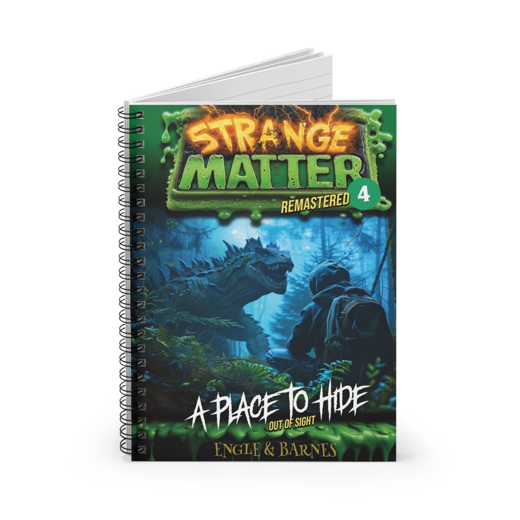 Spiral Notebook - Strange Matter: A Place to Hide - Perfect for Horror Enthusiasts, Students & Creatives