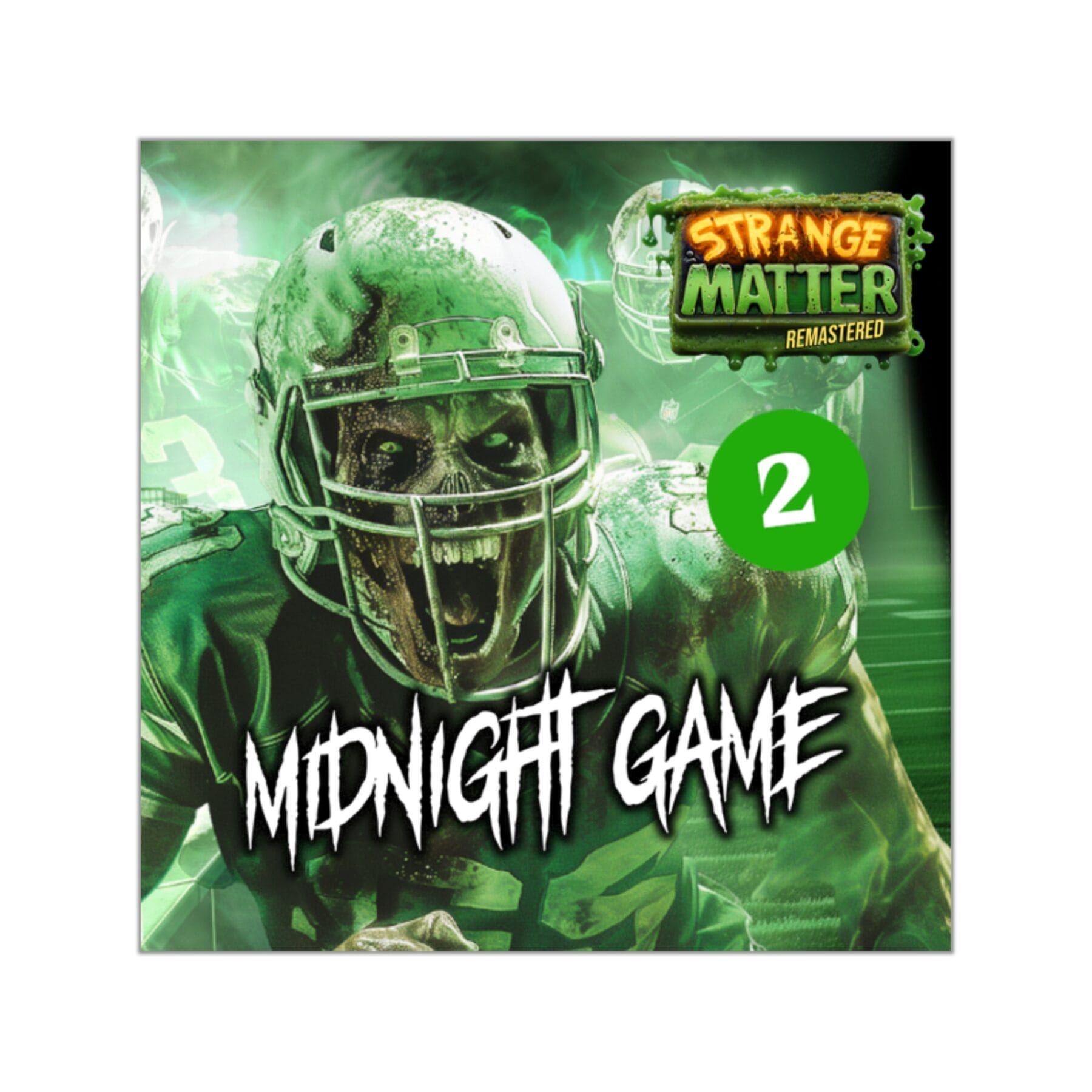 Square Vinyl Sticker - Strange Matter: Midnight Game - Perfect for the Strange Matter and YA horror fan.
