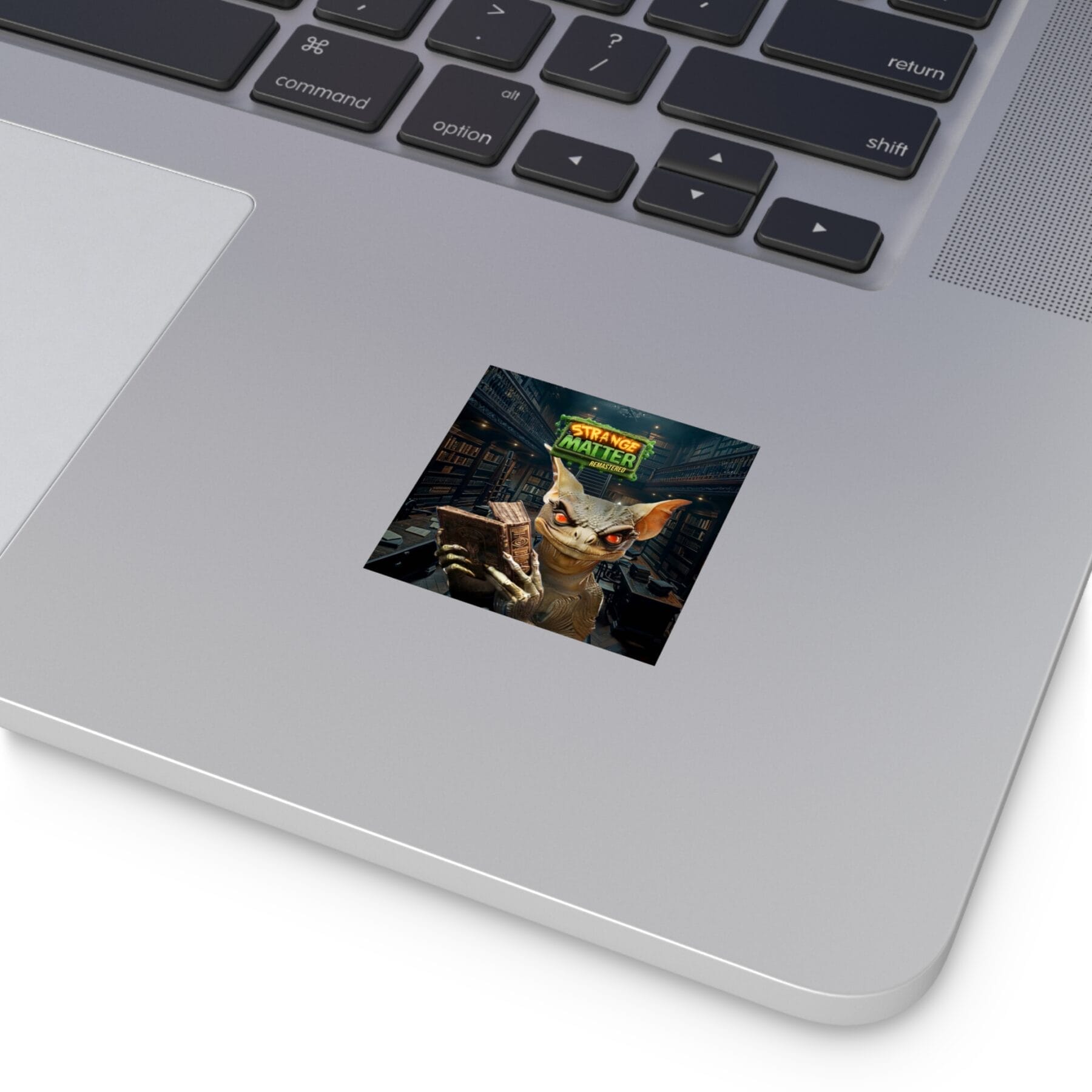 Square Vinyl Sticker - Strange Matter: Rilo in the Library of Fairchild Manor - Perfect for the Strange Matter and YA horror fan. - Image 2
