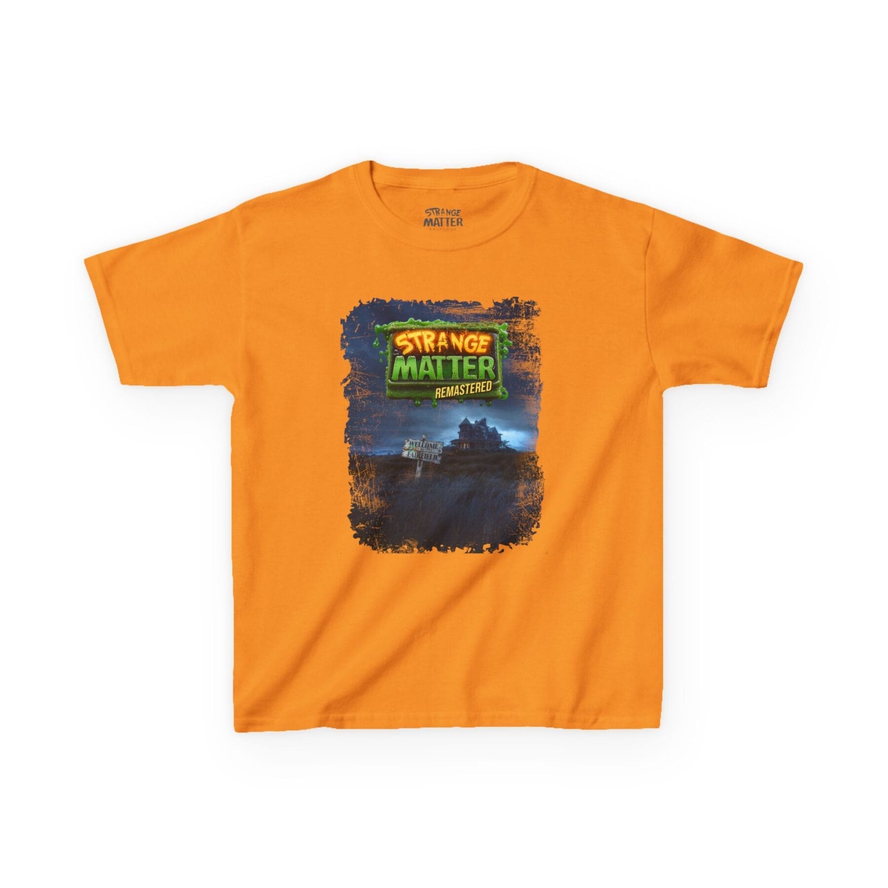 Kids Heavy Cotton Tee - Strange Matter: Fairchild Manor - full color - T-Shirt for YA horror and Action fans - Image 5