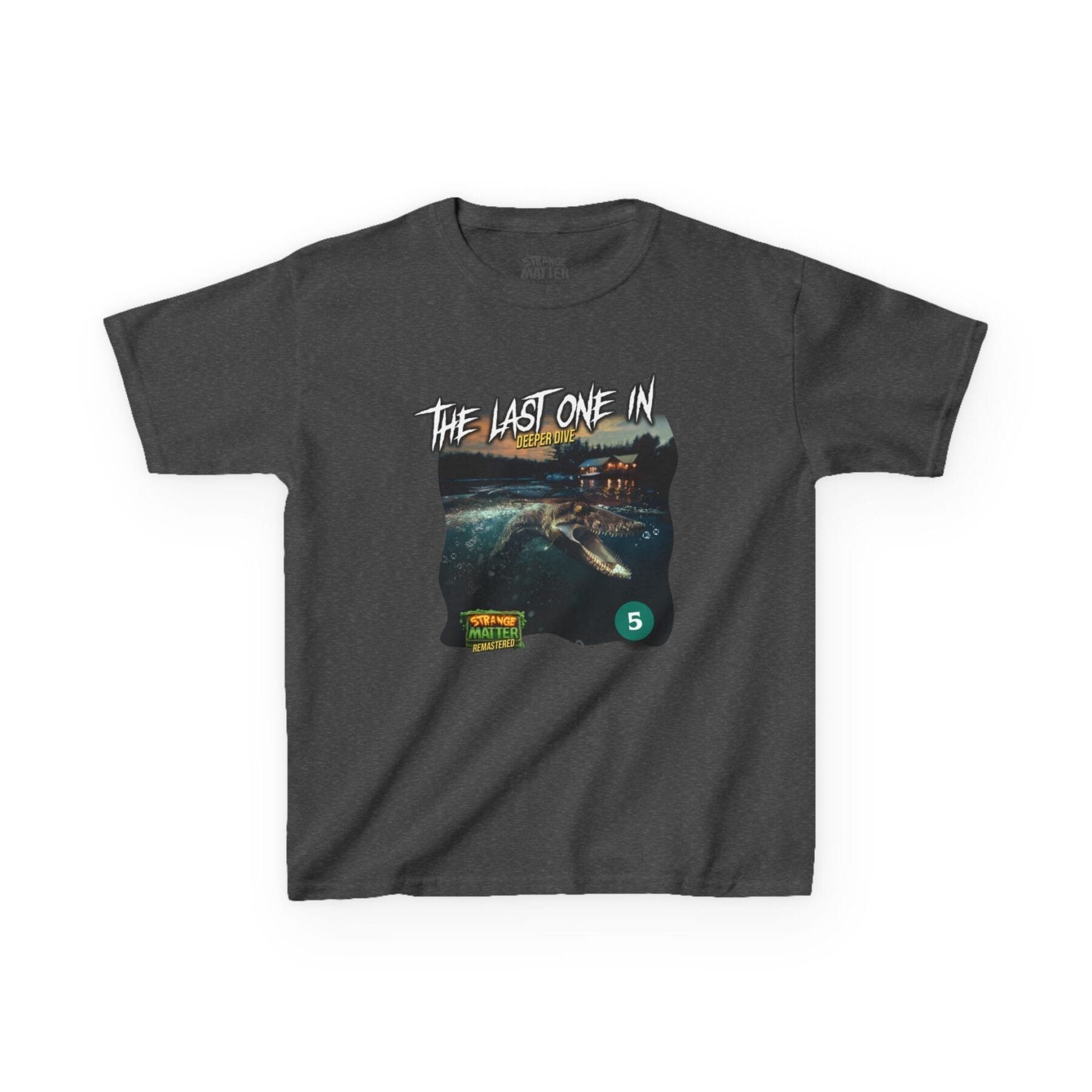 Kids Heavy Cotton Tee - Strange Matter: The Last One In - T-Shirt for YA horror and Action fans - Image 13