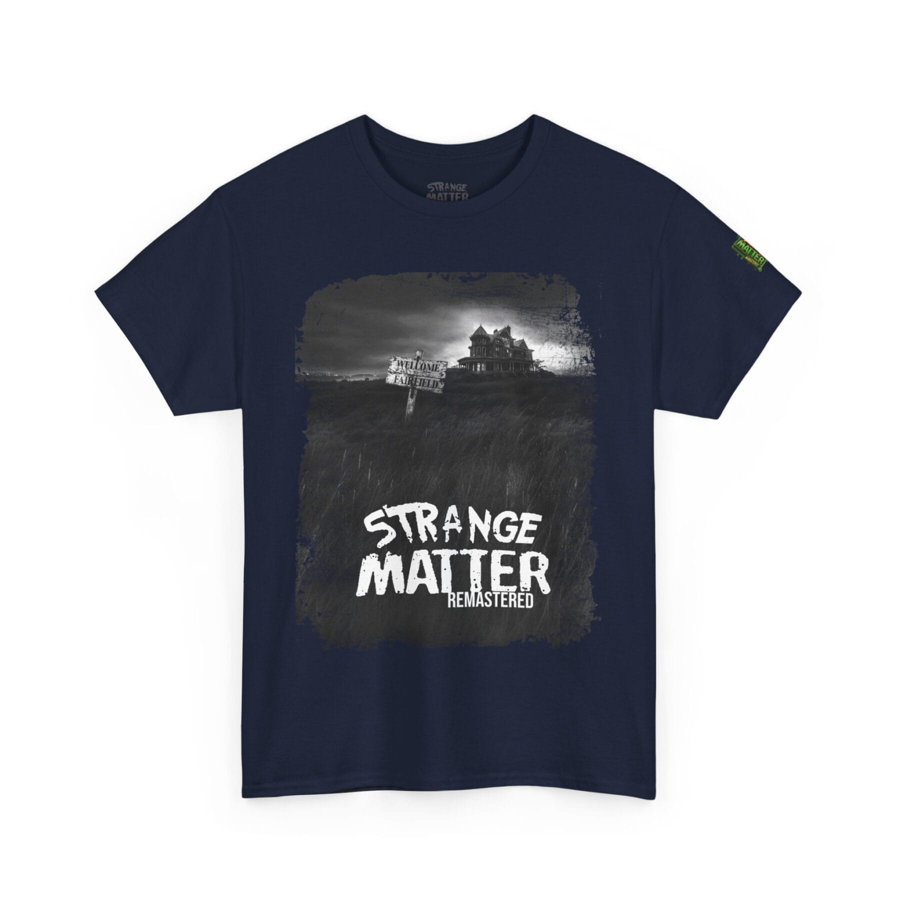 Adult Heavy Cotton Tee - Strange Matter: Fairchild Manor - T-Shirt for YA horror and Action fans - Image 6
