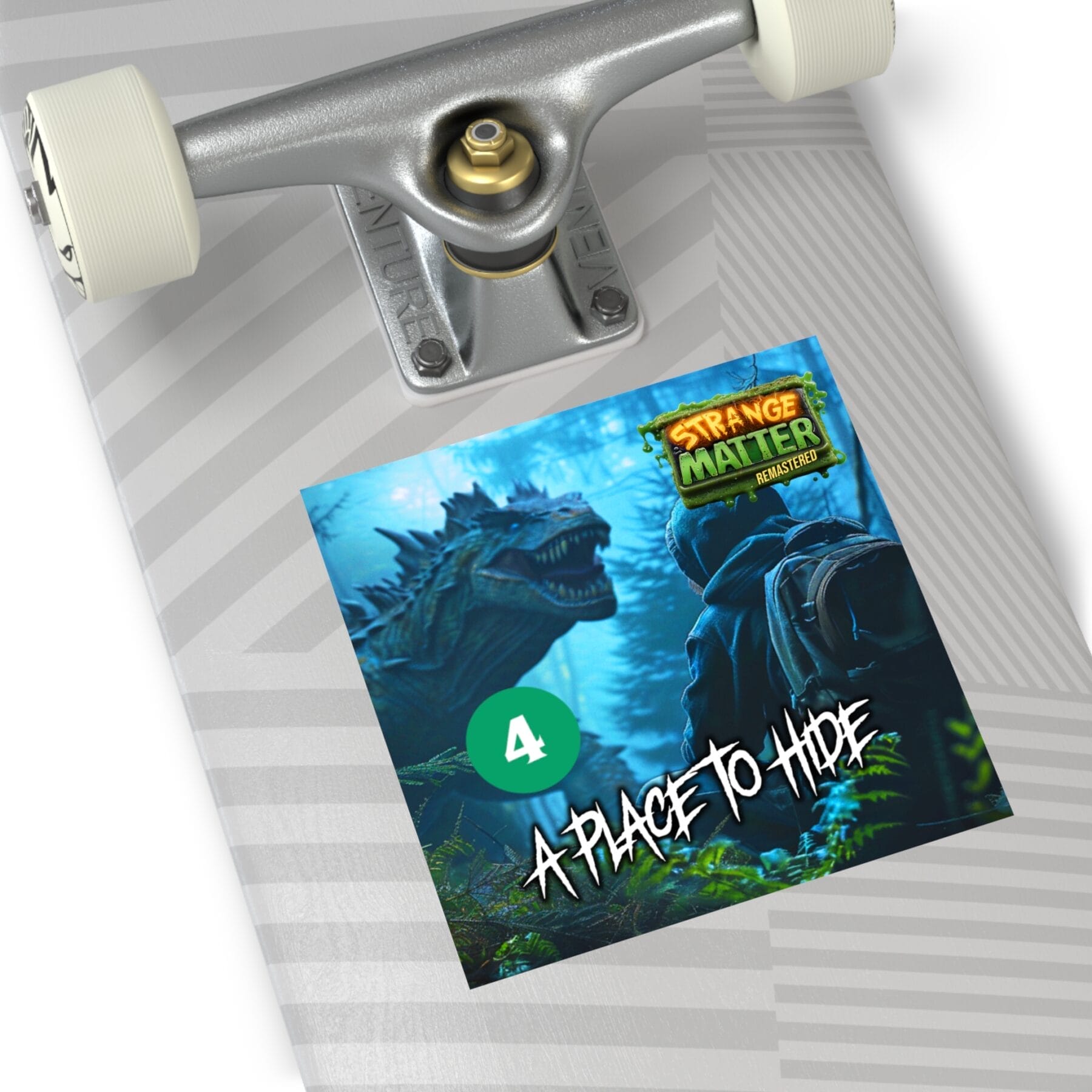 Square Vinyl Sticker - Strange Matter: A Place to Hide - Perfect for the Strange Matter and YA horror fan. - Image 6