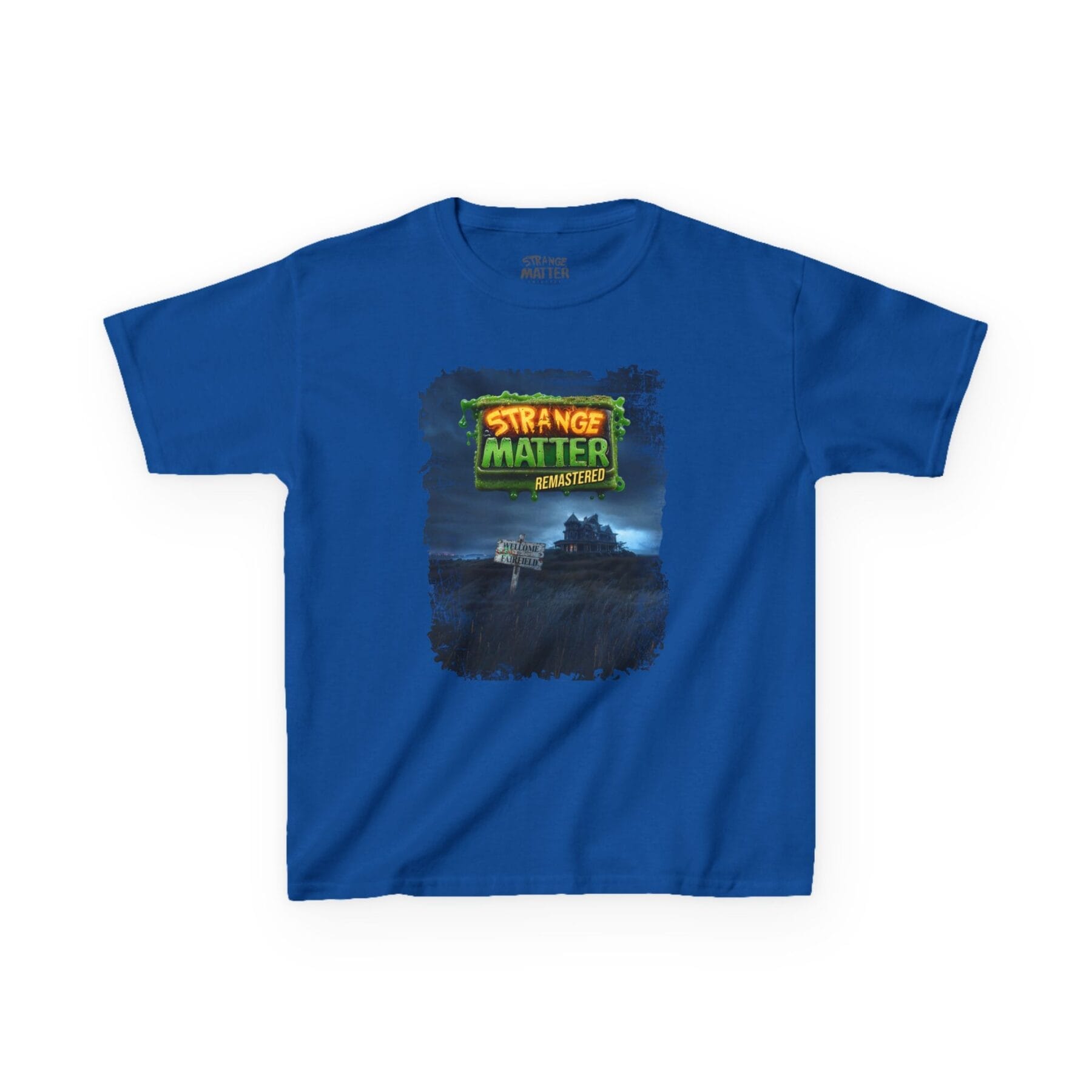 Kids Heavy Cotton Tee - Strange Matter: Fairchild Manor - full color - T-Shirt for YA horror and Action fans - Image 11