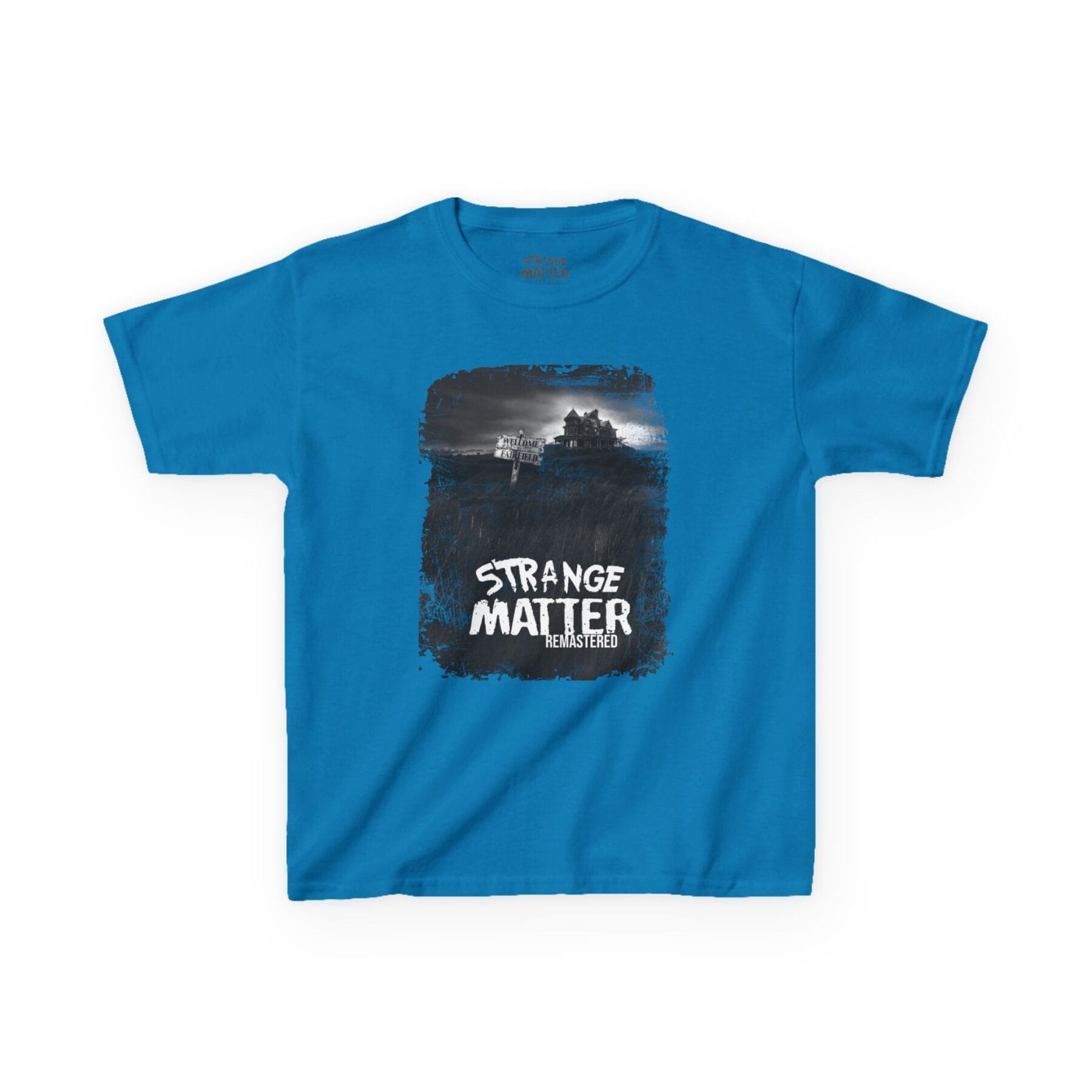 Kids Heavy Cotton Tee - Strange Matter: Fairchild Manor - T-Shirt for YA horror and Action fans - Image 10