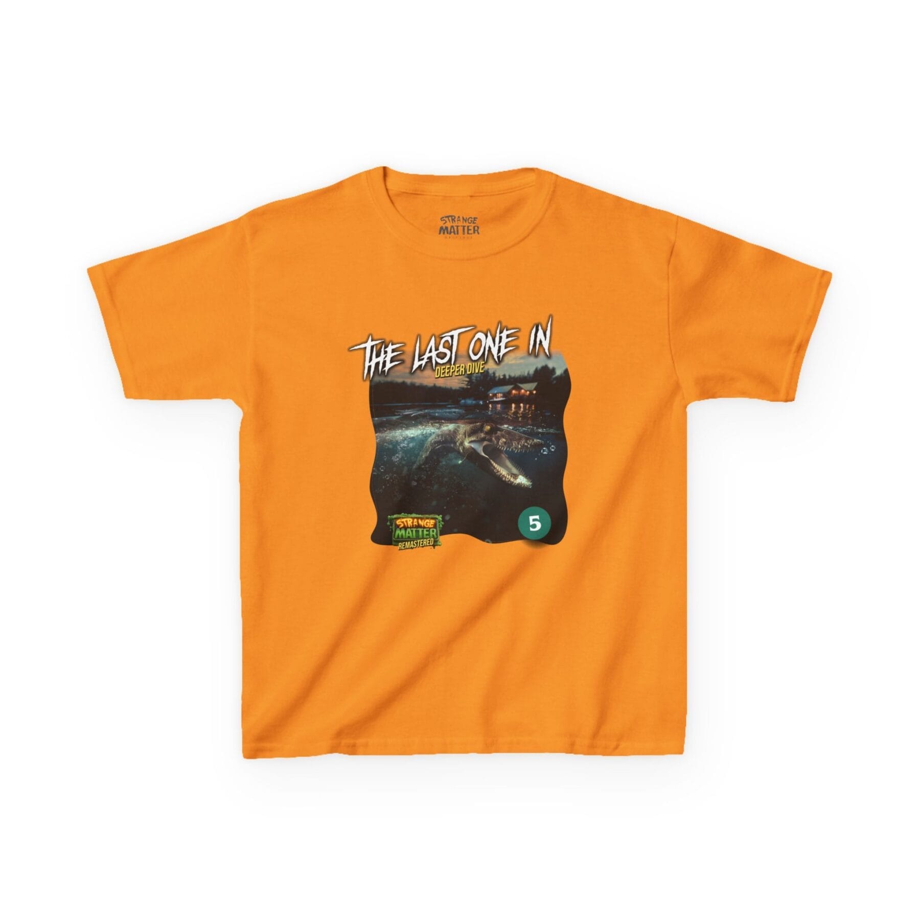 Kids Heavy Cotton Tee - Strange Matter: The Last One In - T-Shirt for YA horror and Action fans - Image 6