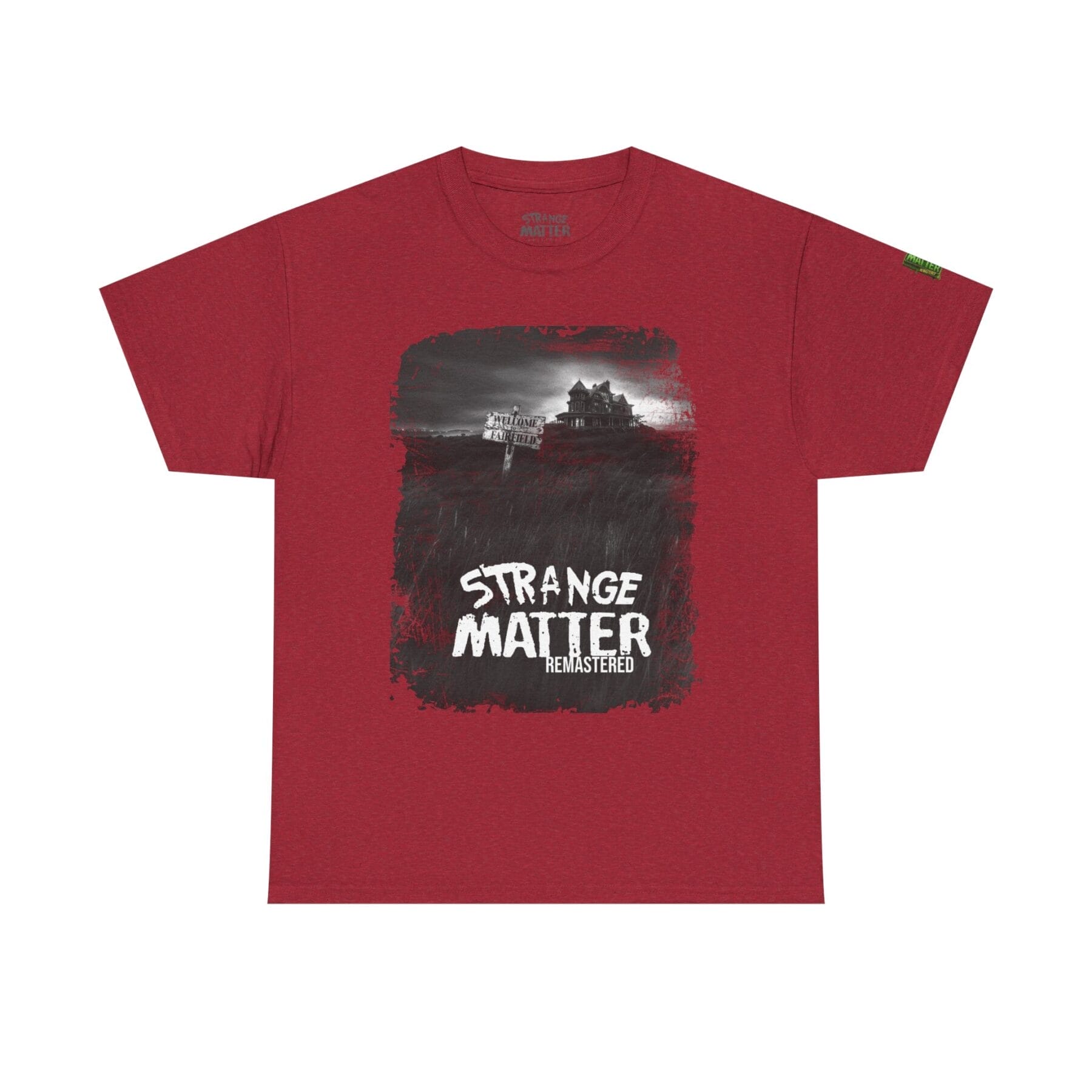 Adult Heavy Cotton Tee - Strange Matter: Fairchild Manor - T-Shirt for YA horror and Action fans - Image 18