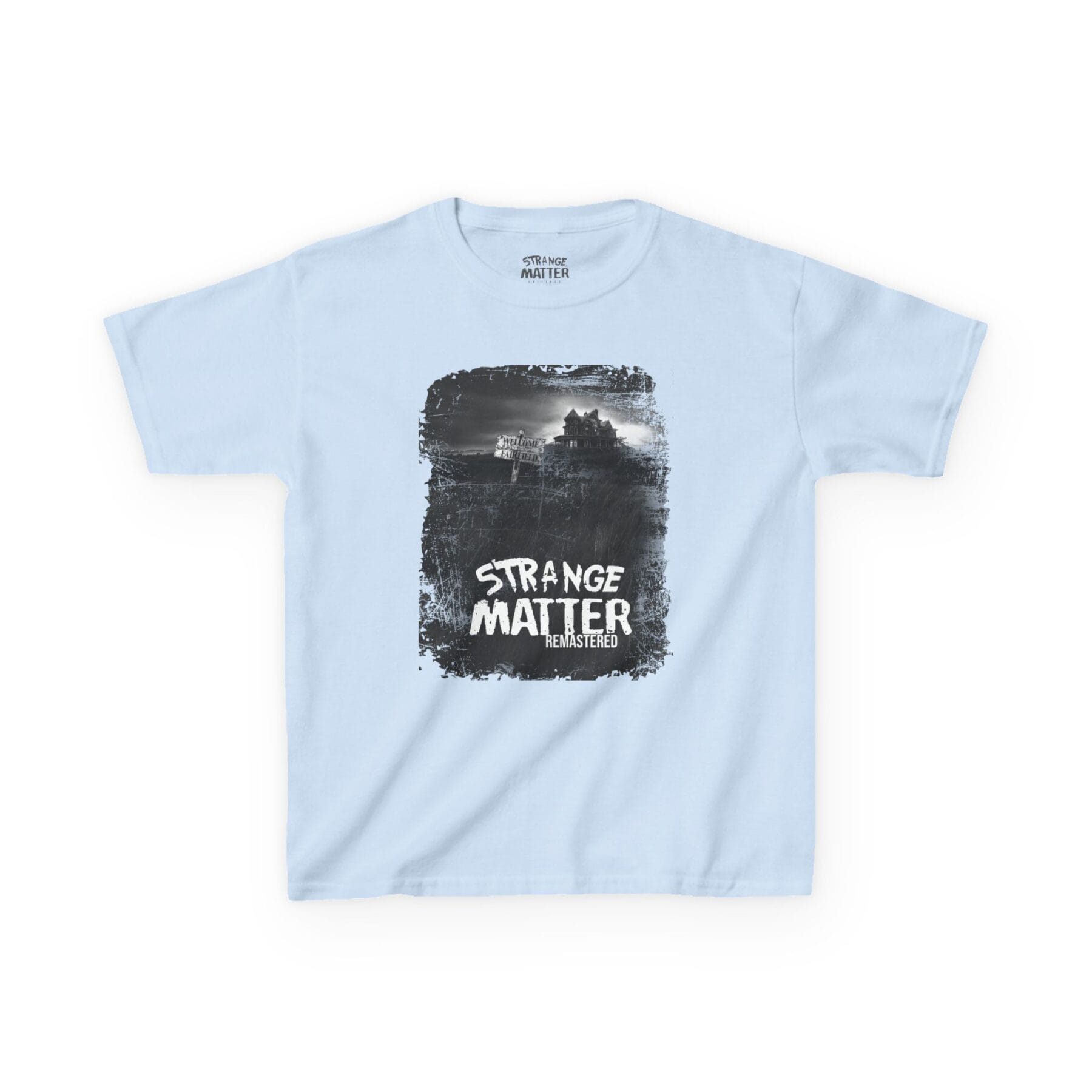 Kids Heavy Cotton Tee - Strange Matter: Fairchild Manor - T-Shirt for YA horror and Action fans - Image 9