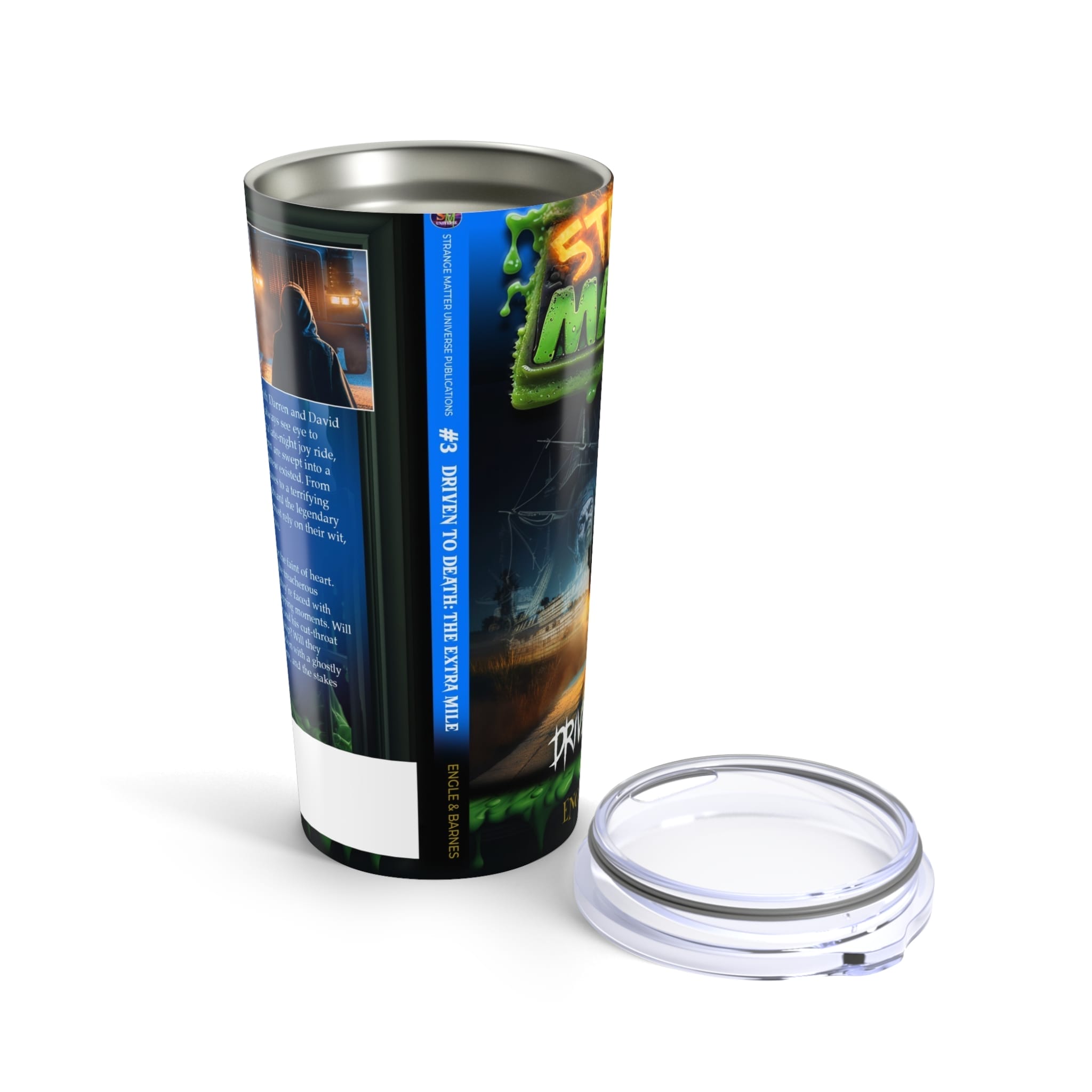 20oz Tumbler - Strange Matter: Driven to Death - Perfect for the thirsty YA horror fan - Image 5