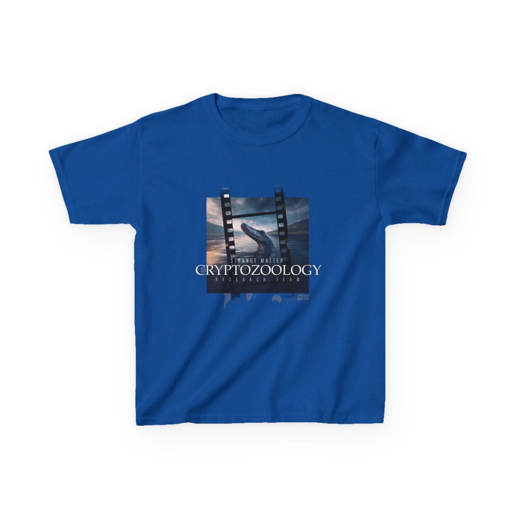 Kids Heavy Cotton Tee - Strange Matter - Cryptozoology Research Team - Lake Monsters - Image 4