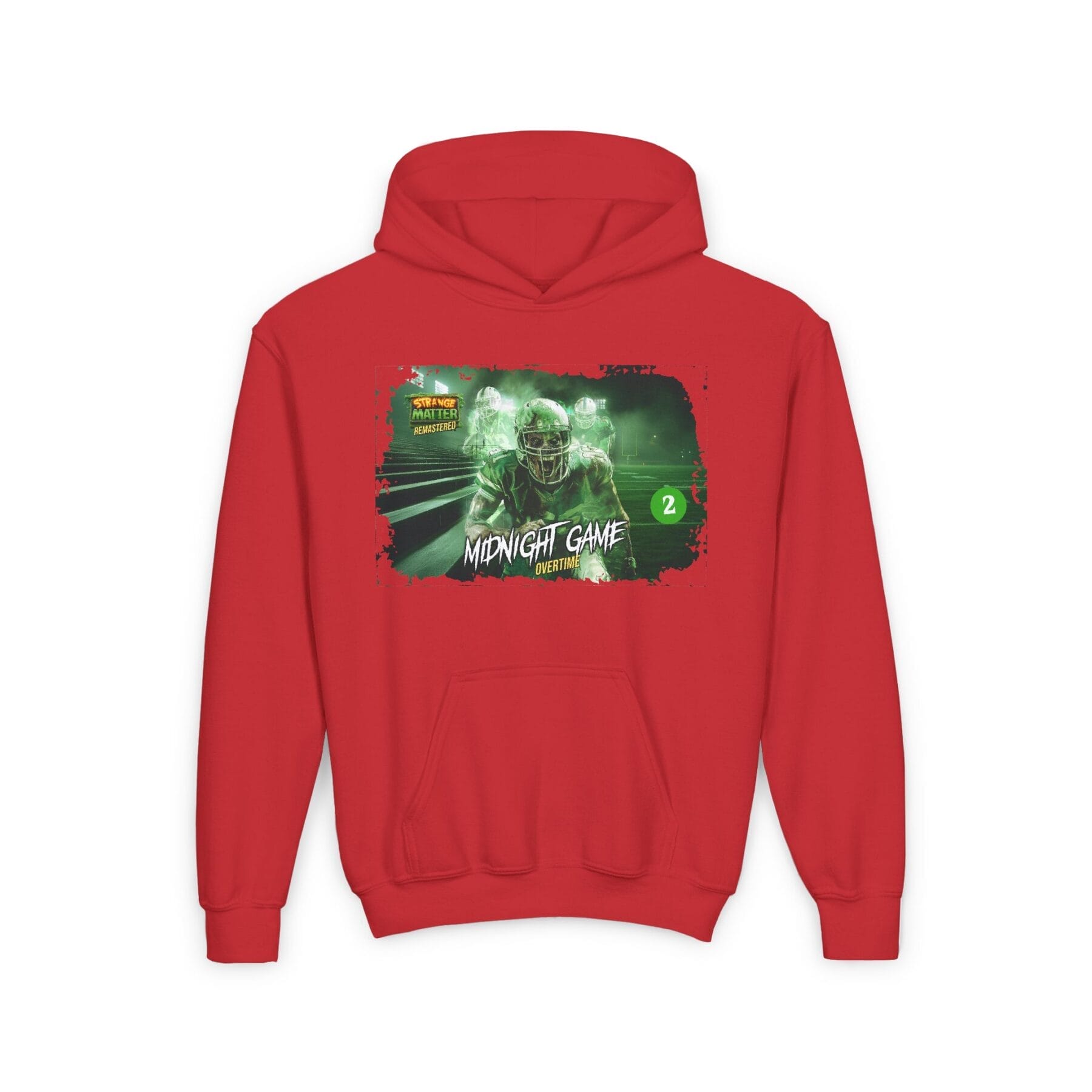 Kids Midweight Hoodie - Strange Matter: Midnight Game - Perfect for YA horror fans - Image 14
