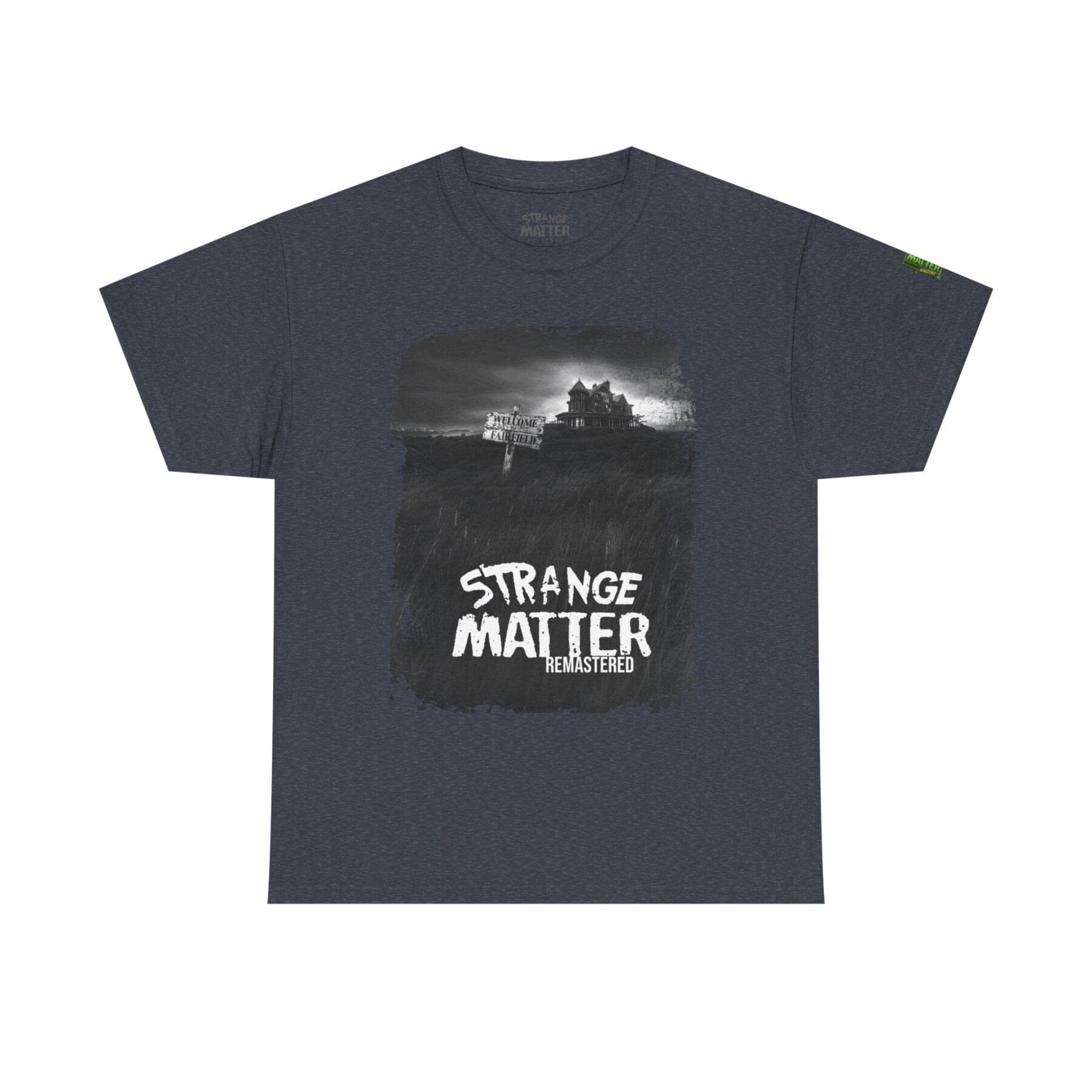 Adult Heavy Cotton Tee - Strange Matter: Fairchild Manor - T-Shirt for YA horror and Action fans - Image 16