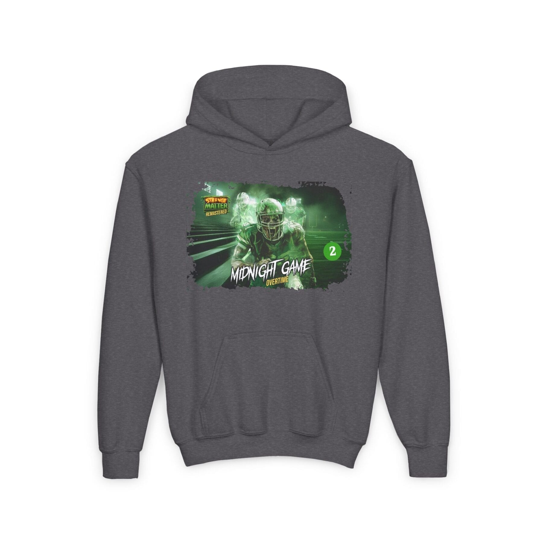 Kids Midweight Hoodie - Strange Matter: Midnight Game - Perfect for YA horror fans - Image 4
