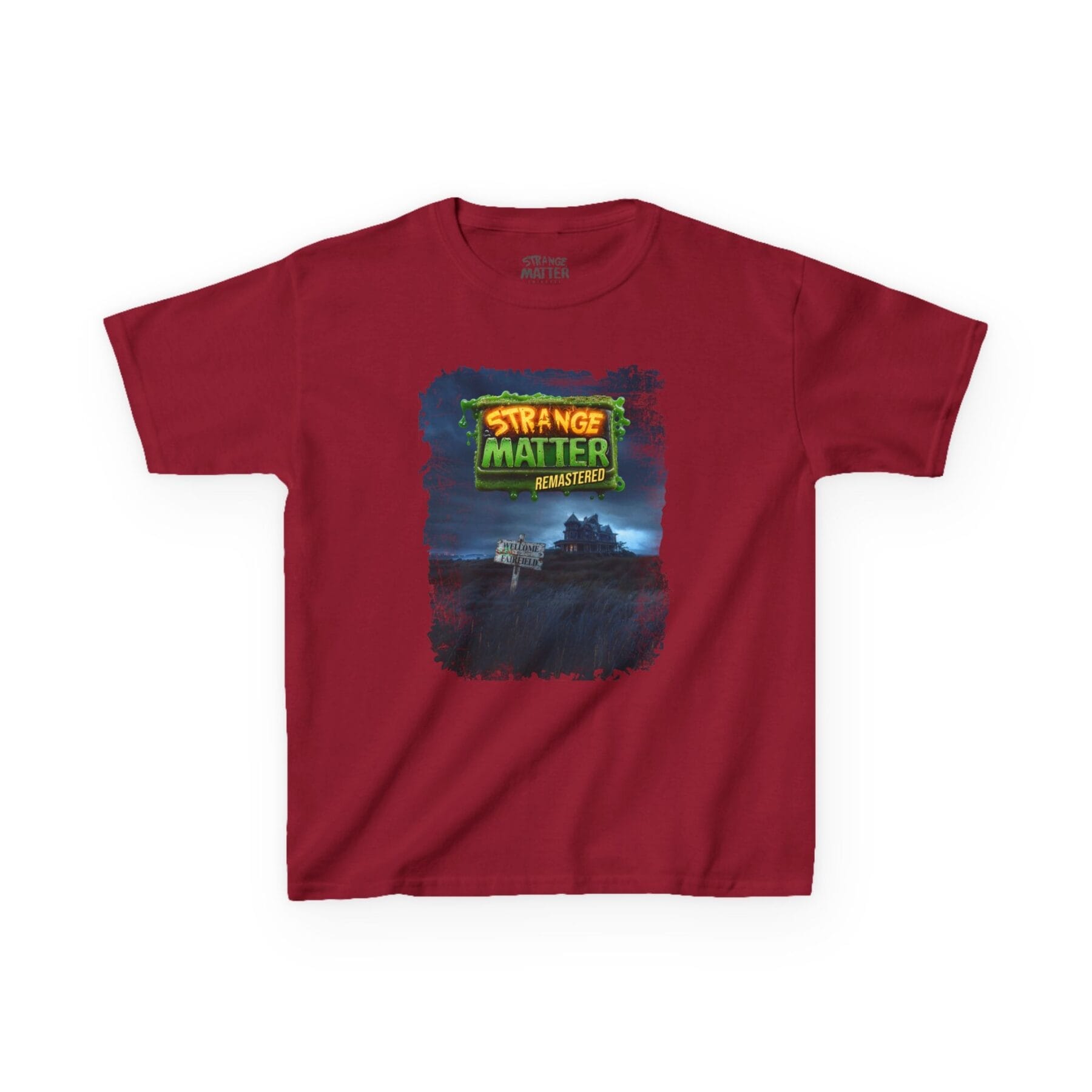 Kids Heavy Cotton Tee - Strange Matter: Fairchild Manor - full color - T-Shirt for YA horror and Action fans - Image 15
