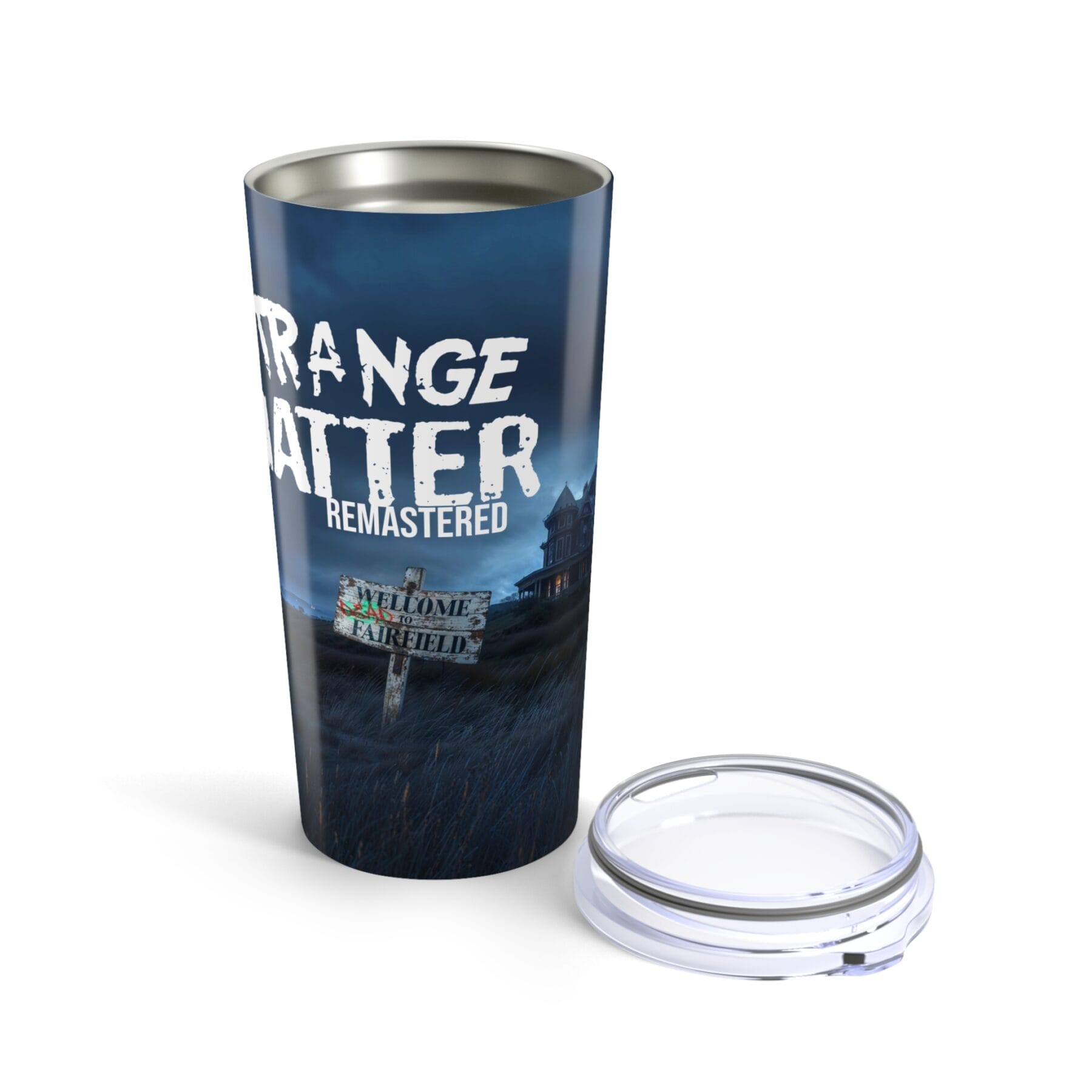 20oz Tumbler - Strange Matter: Fairchild Manor - Simple Logo - Perfect for the thirsty YA horror fan - Image 5