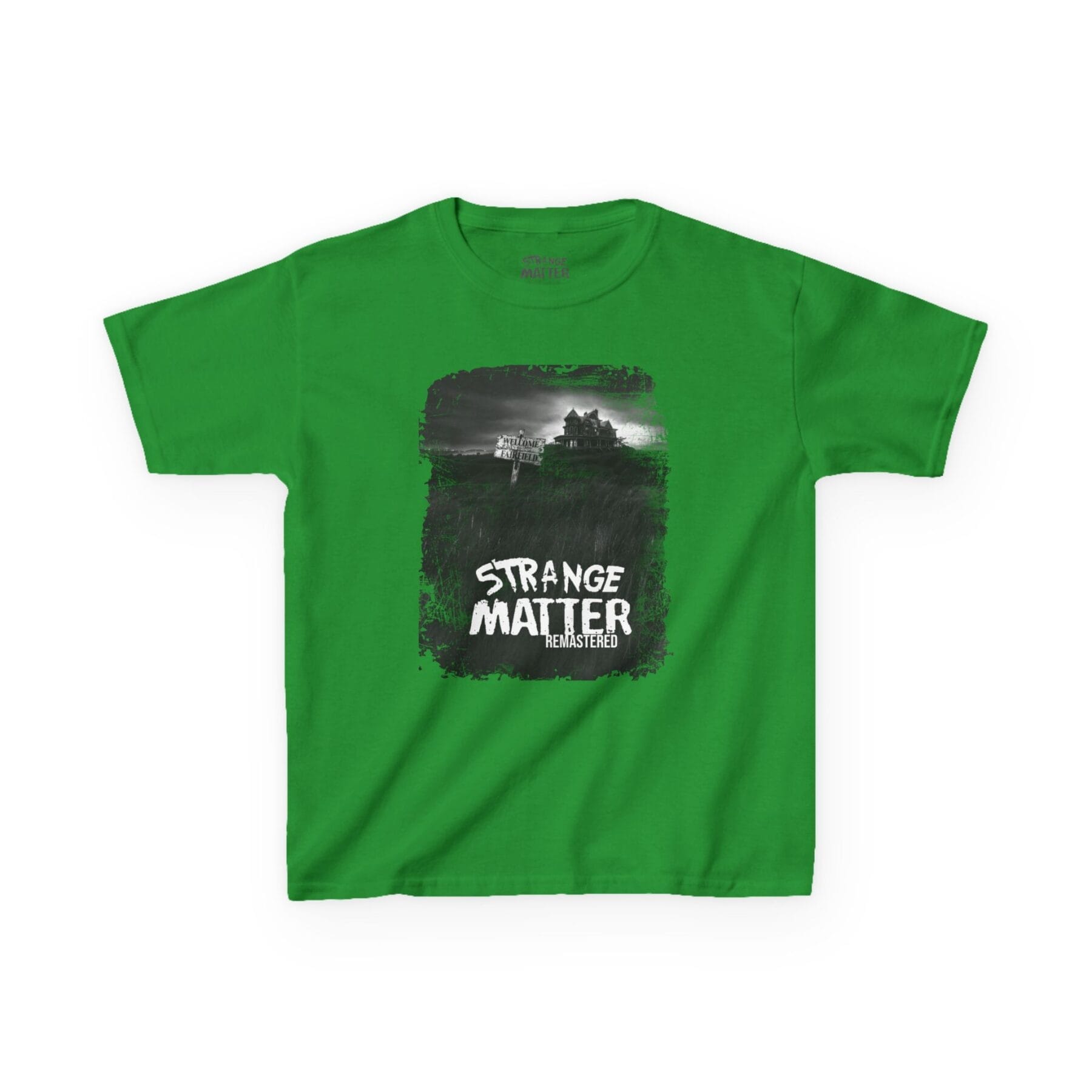 Kids Heavy Cotton Tee - Strange Matter: Fairchild Manor - T-Shirt for YA horror and Action fans - Image 7