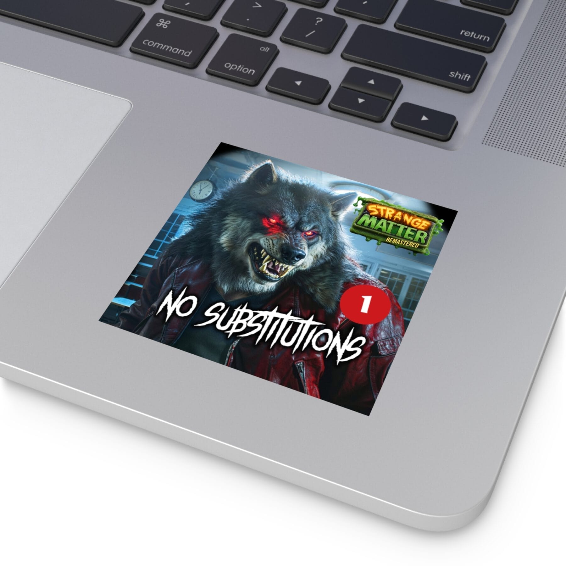 Square Vinyl Sticker - Strange Matter: No Substitutions - Perfect for the Strange Matter and YA horror fan. - Image 4