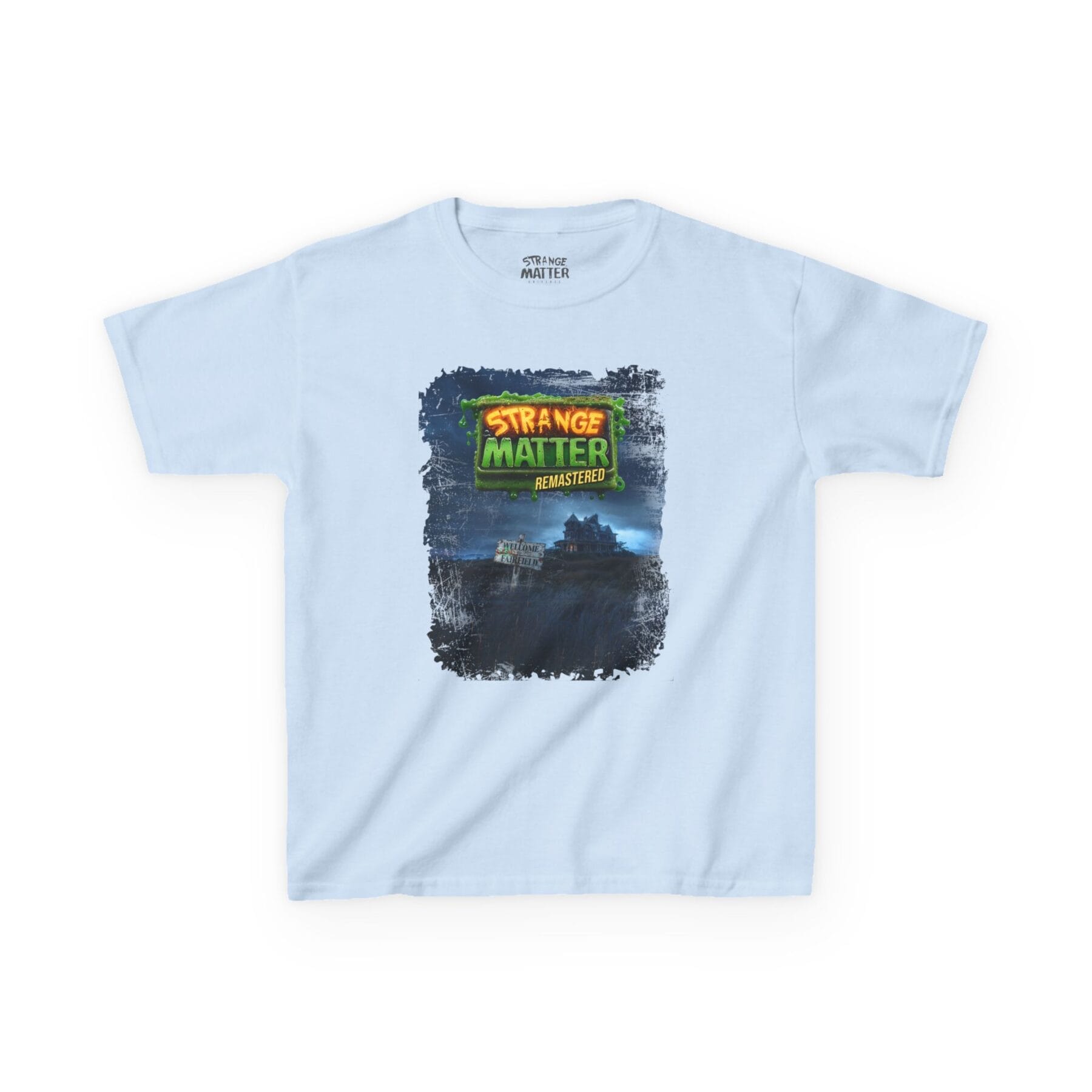 Kids Heavy Cotton Tee - Strange Matter: Fairchild Manor - full color - T-Shirt for YA horror and Action fans - Image 10