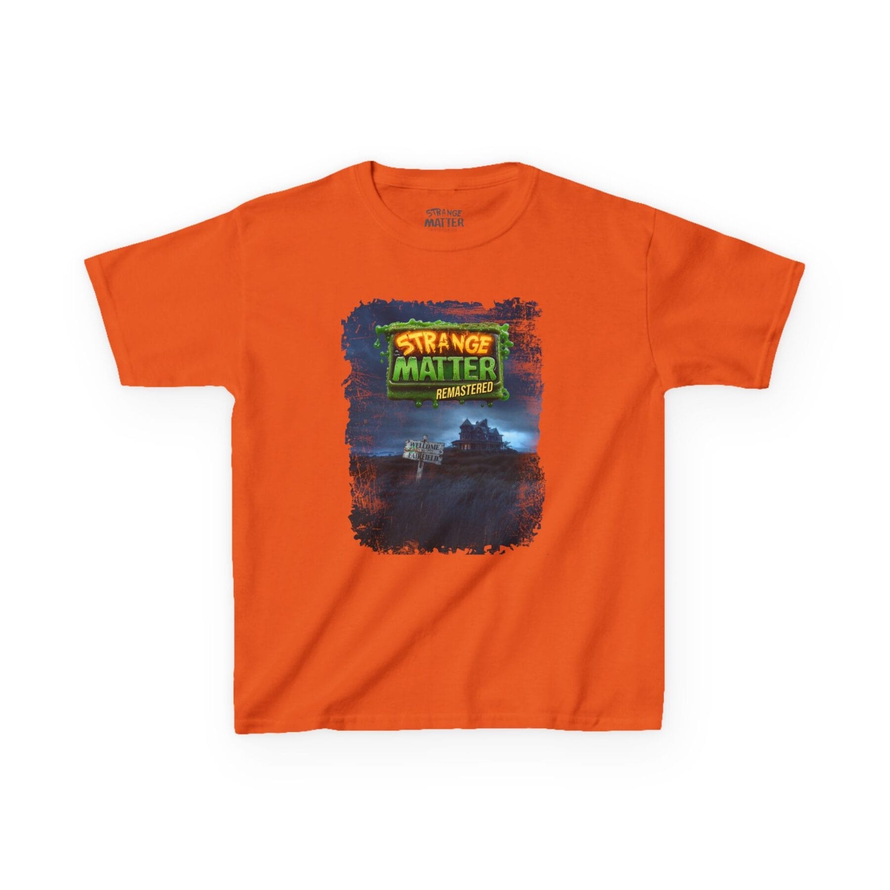 Kids Heavy Cotton Tee - Strange Matter: Fairchild Manor - full color - T-Shirt for YA horror and Action fans - Image 6