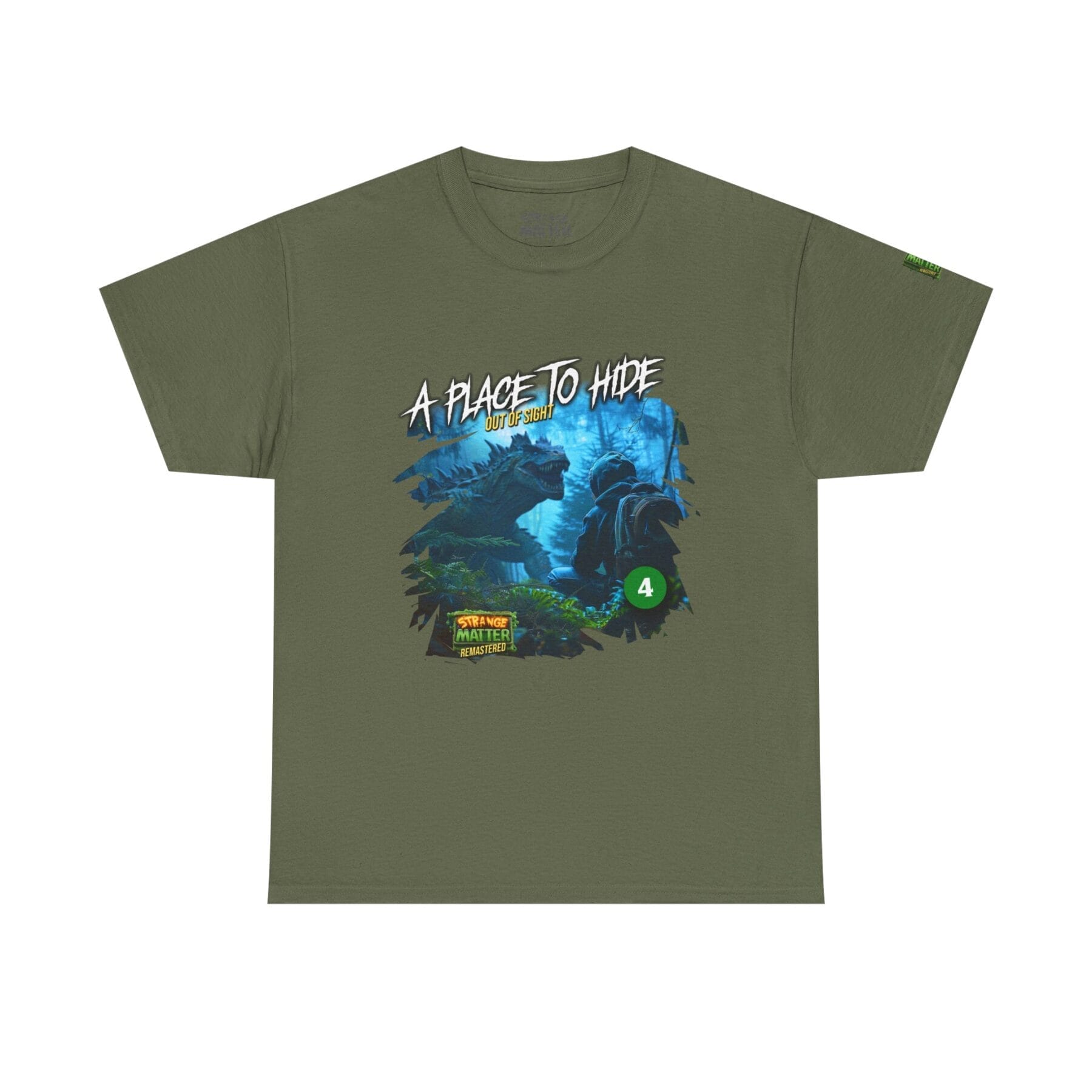 Adult Heavy Cotton Tee - Strange Matter: A Place to Hide - T-Shirt for YA horror and Action fans - Image 9
