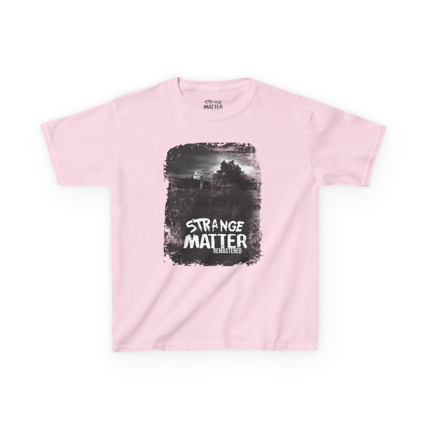 Kids Heavy Cotton Tee - Strange Matter: Fairchild Manor - T-Shirt for YA horror and Action fans - Image 12