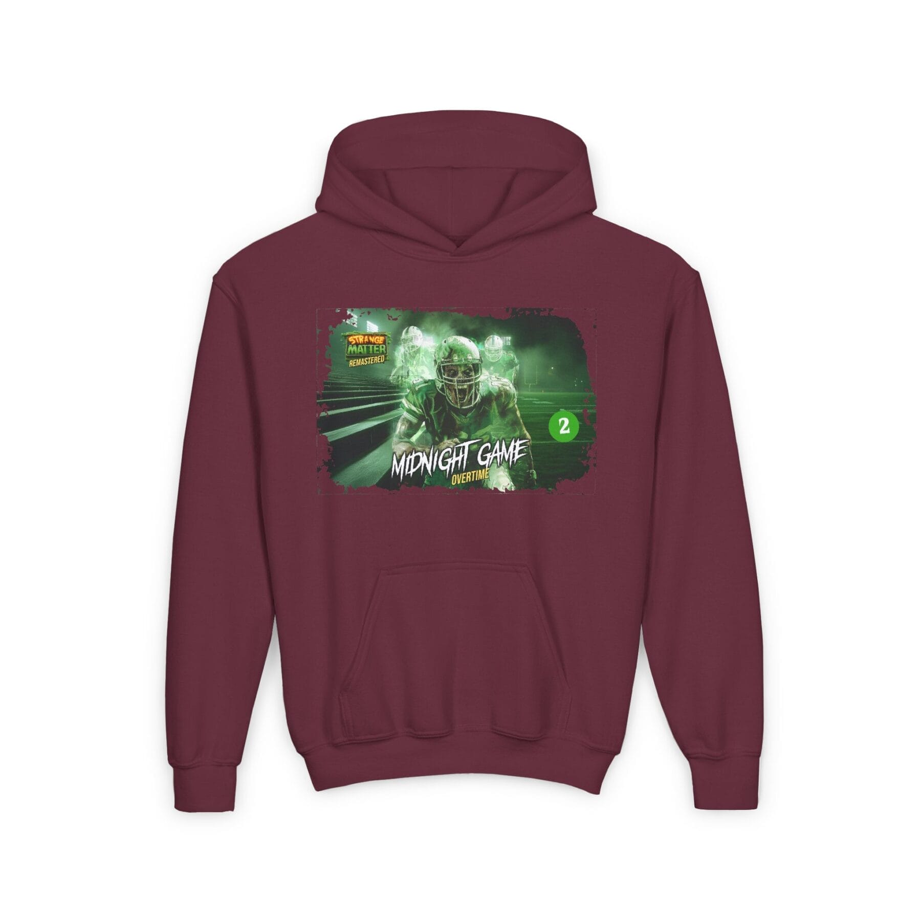Kids Midweight Hoodie - Strange Matter: Midnight Game - Perfect for YA horror fans - Image 7