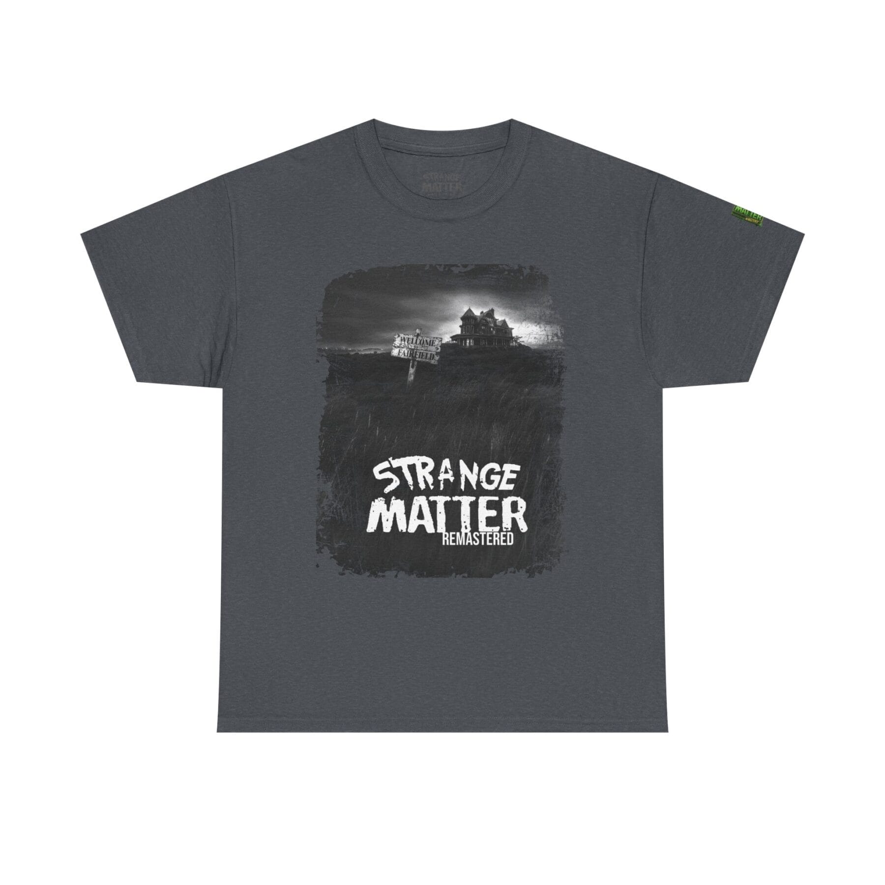 Adult Heavy Cotton Tee - Strange Matter: Fairchild Manor - T-Shirt for YA horror and Action fans - Image 15