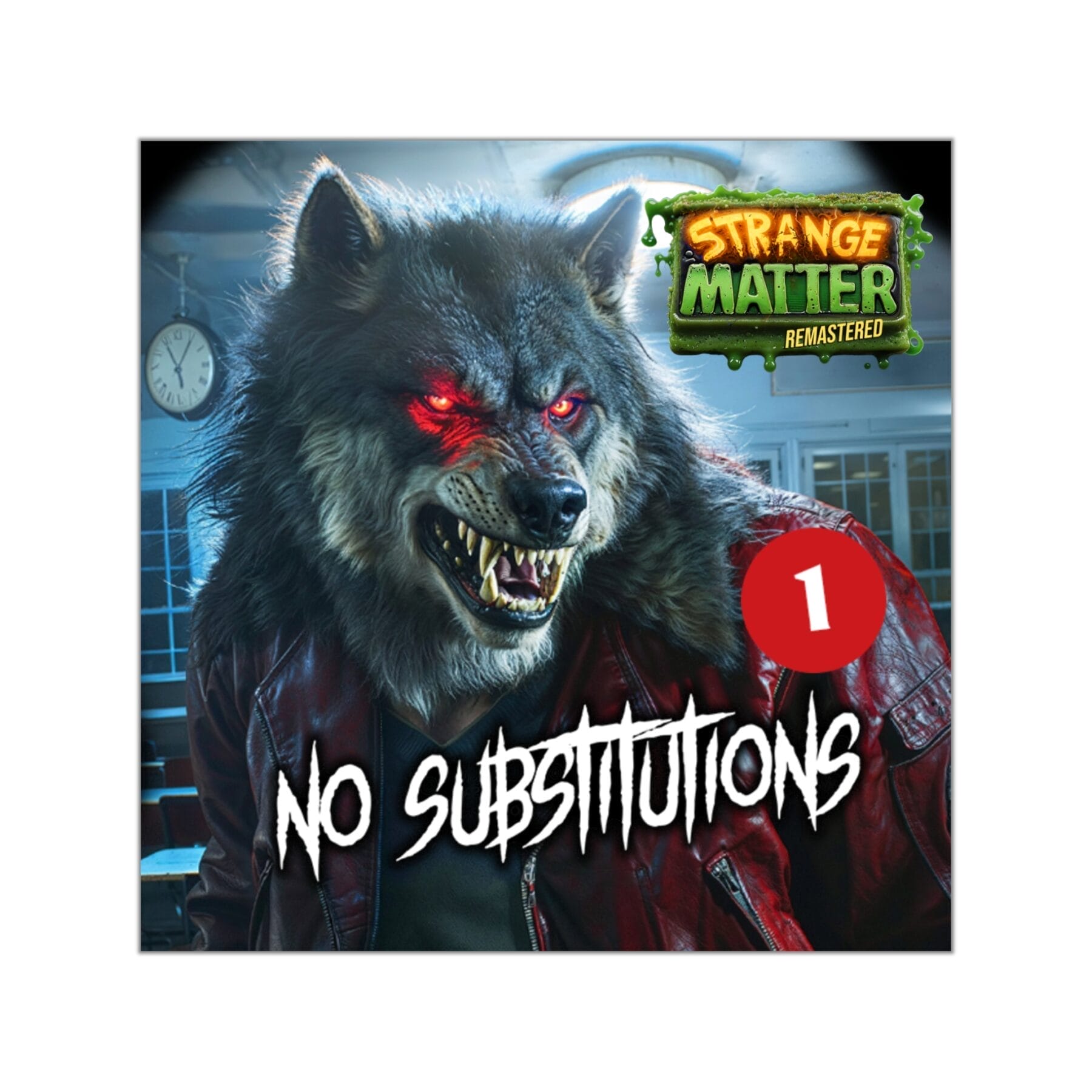 Square Vinyl Sticker - Strange Matter: No Substitutions - Perfect for the Strange Matter and YA horror fan. - Image 5