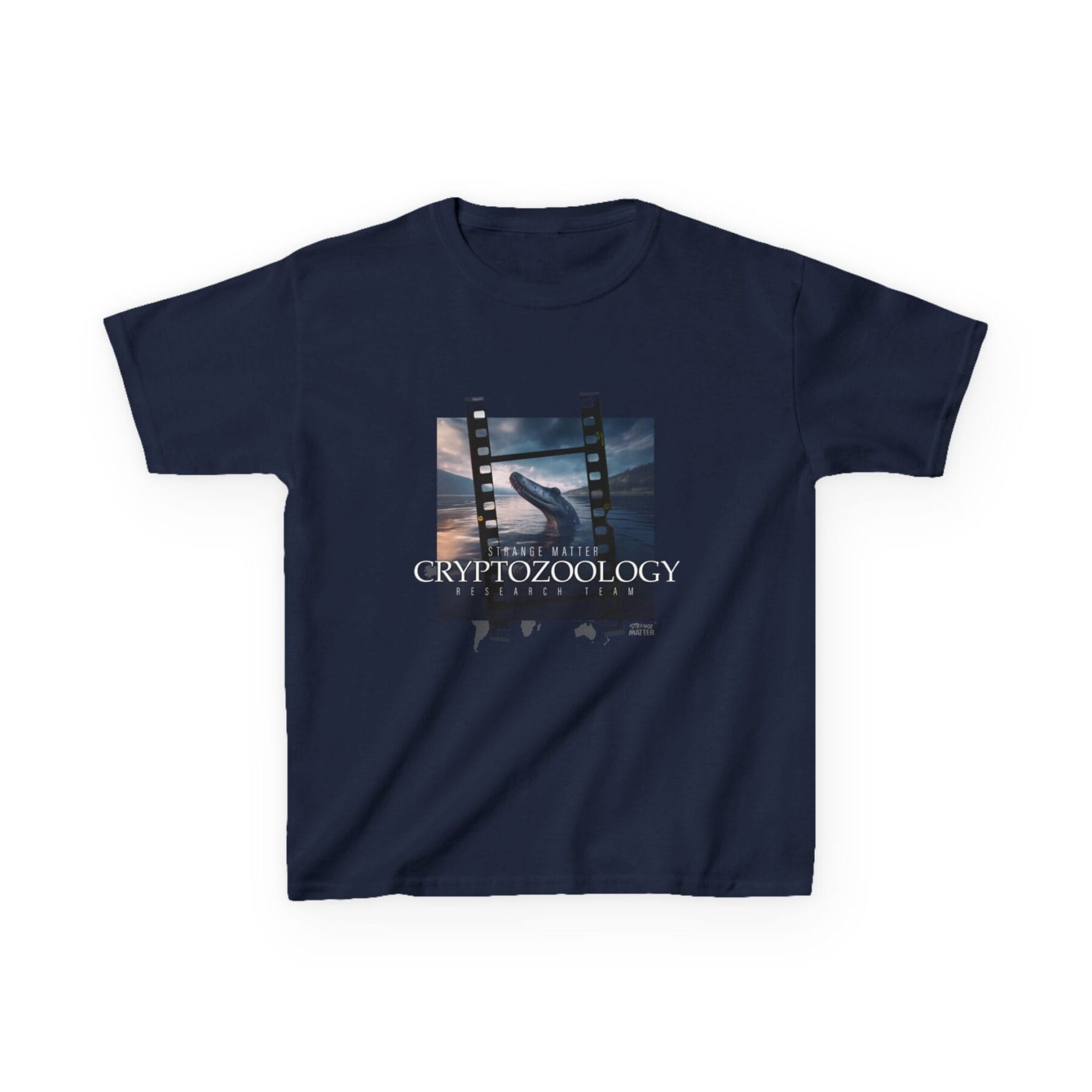 Kids Heavy Cotton Tee - Strange Matter - Cryptozoology Research Team - Lake Monsters - Image 5