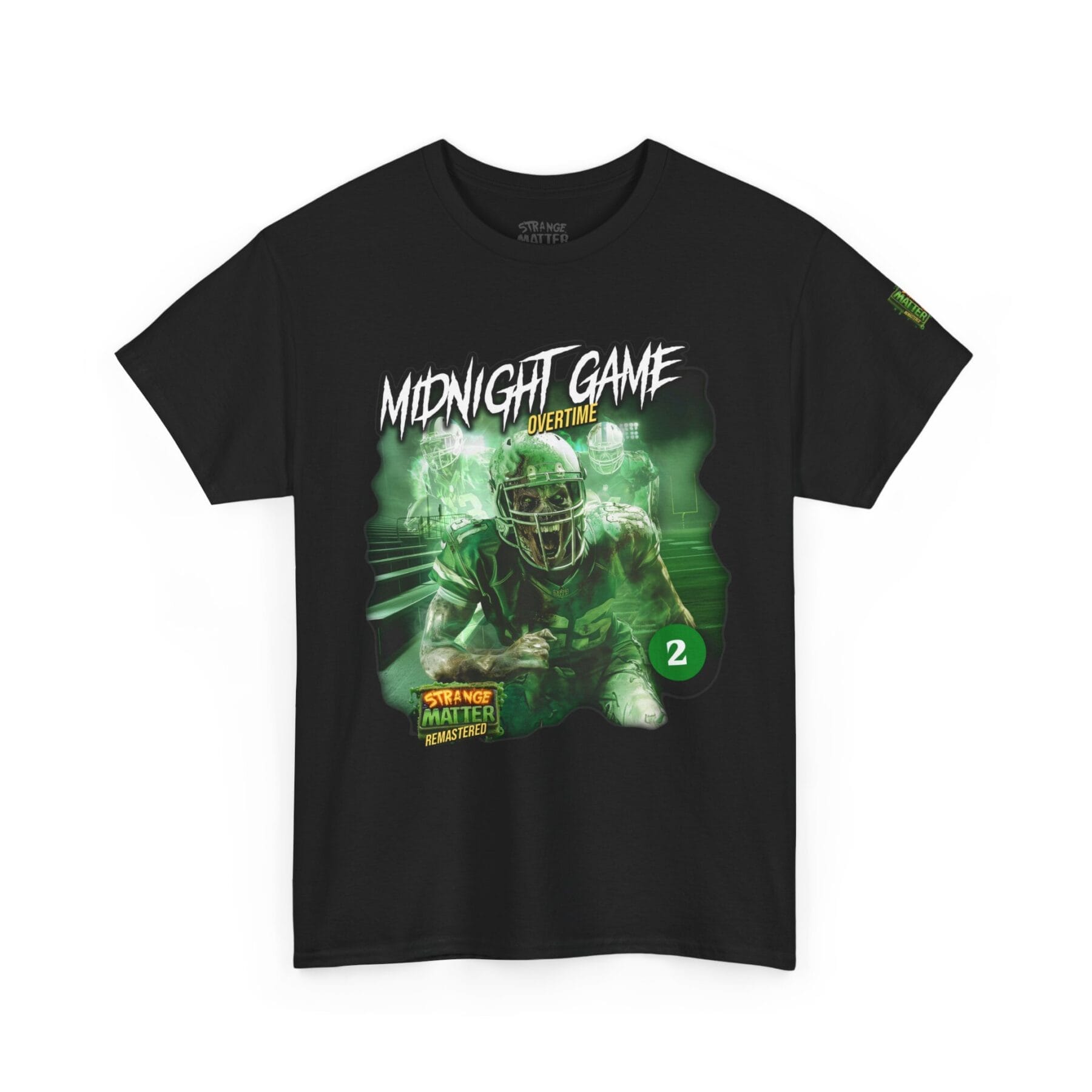 Adult Heavy Cotton Tee - Strange Matter: Midnight Game - T-Shirt for YA horror and Football fans