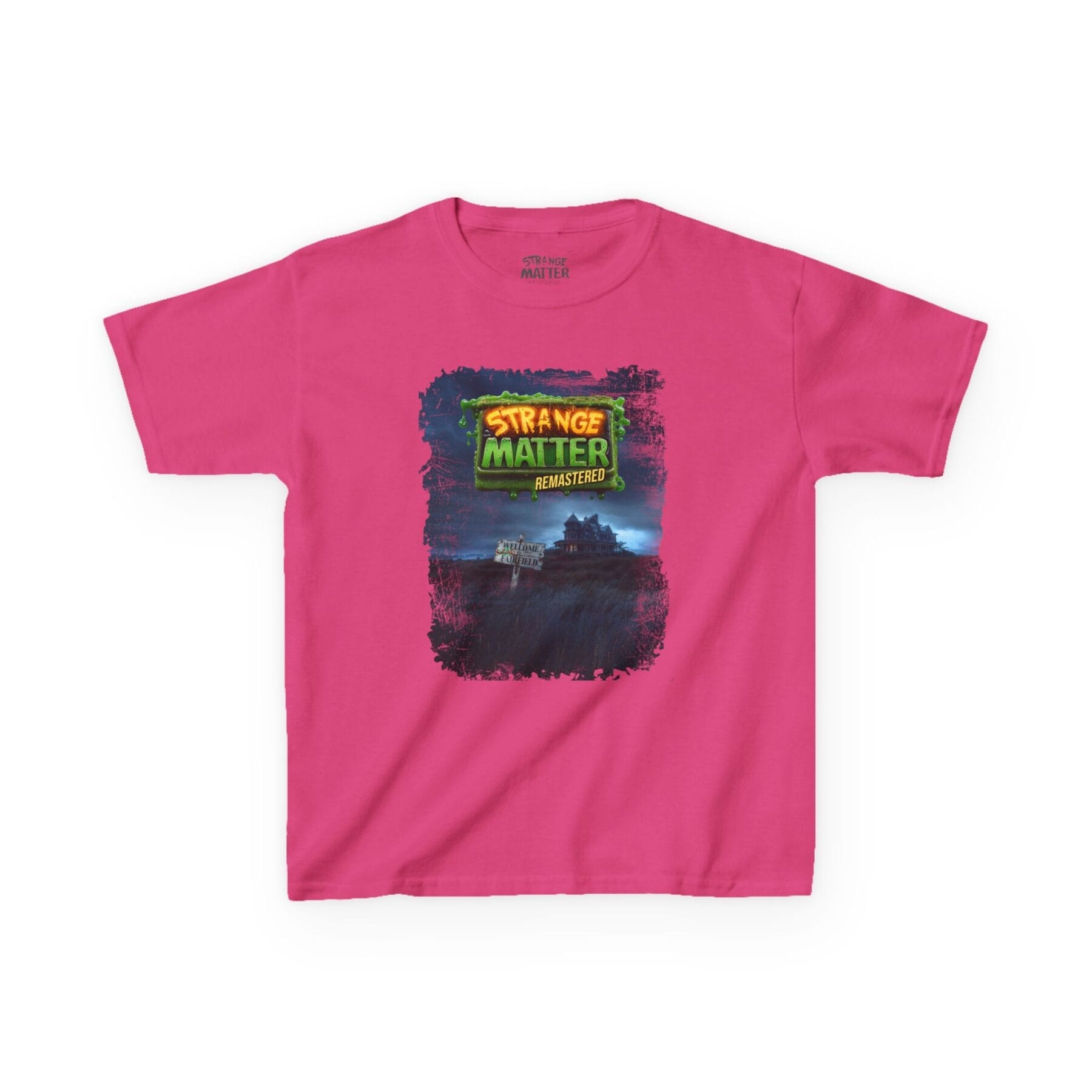 Kids Heavy Cotton Tee - Strange Matter: Fairchild Manor - full color - T-Shirt for YA horror and Action fans - Image 13