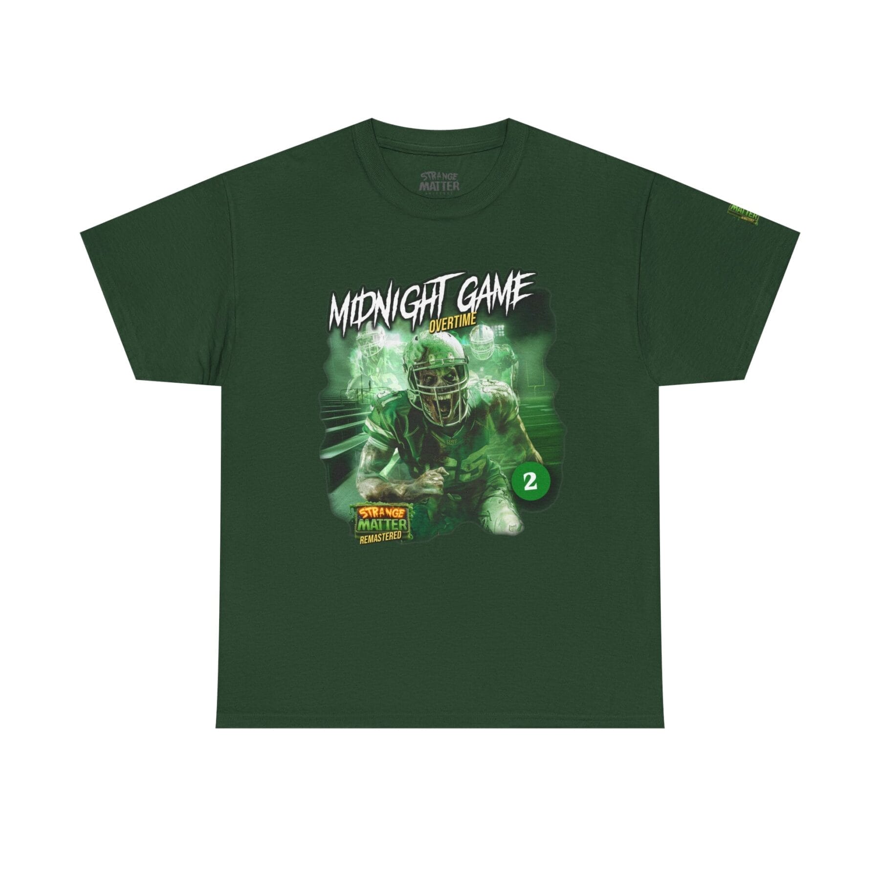 Adult Heavy Cotton Tee - Strange Matter: Midnight Game - T-Shirt for YA horror and Football fans - Image 6