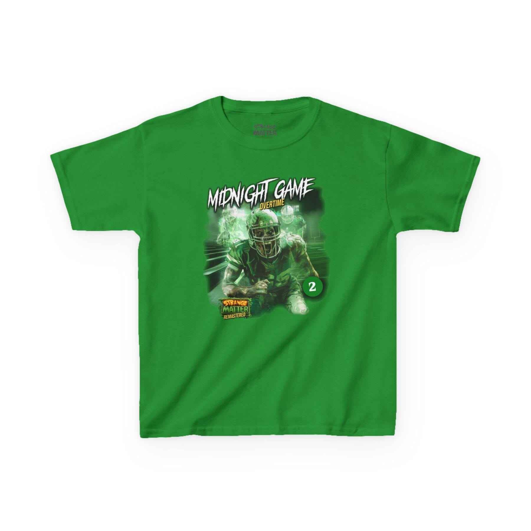 Kids Heavy Cotton Tee - Strange Matter: Midnight Game - T-Shirt for YA horror and Football fans - Image 3