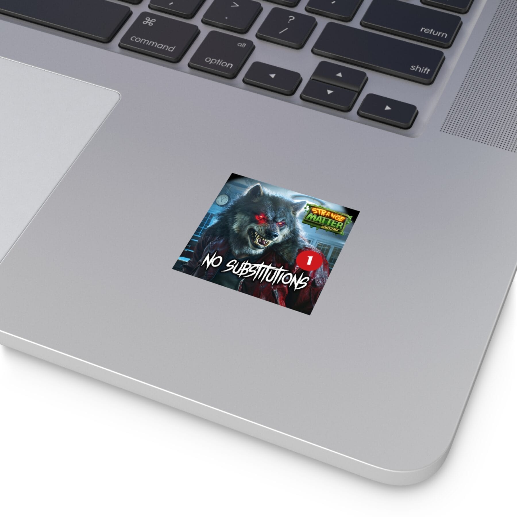 Square Vinyl Sticker - Strange Matter: No Substitutions - Perfect for the Strange Matter and YA horror fan. - Image 2