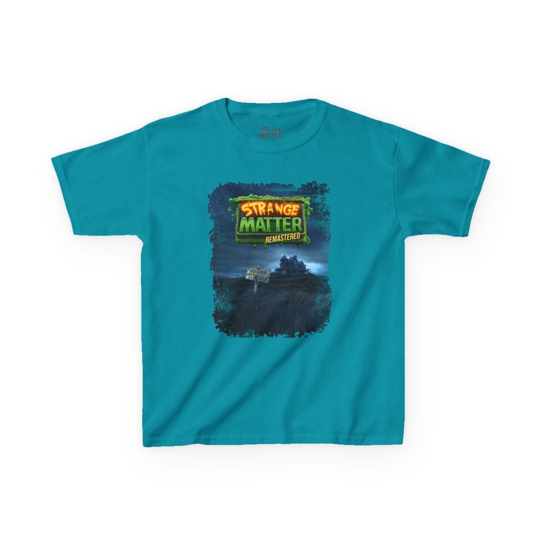 Kids Heavy Cotton Tee - Strange Matter: Fairchild Manor - full color - T-Shirt for YA horror and Action fans - Image 9