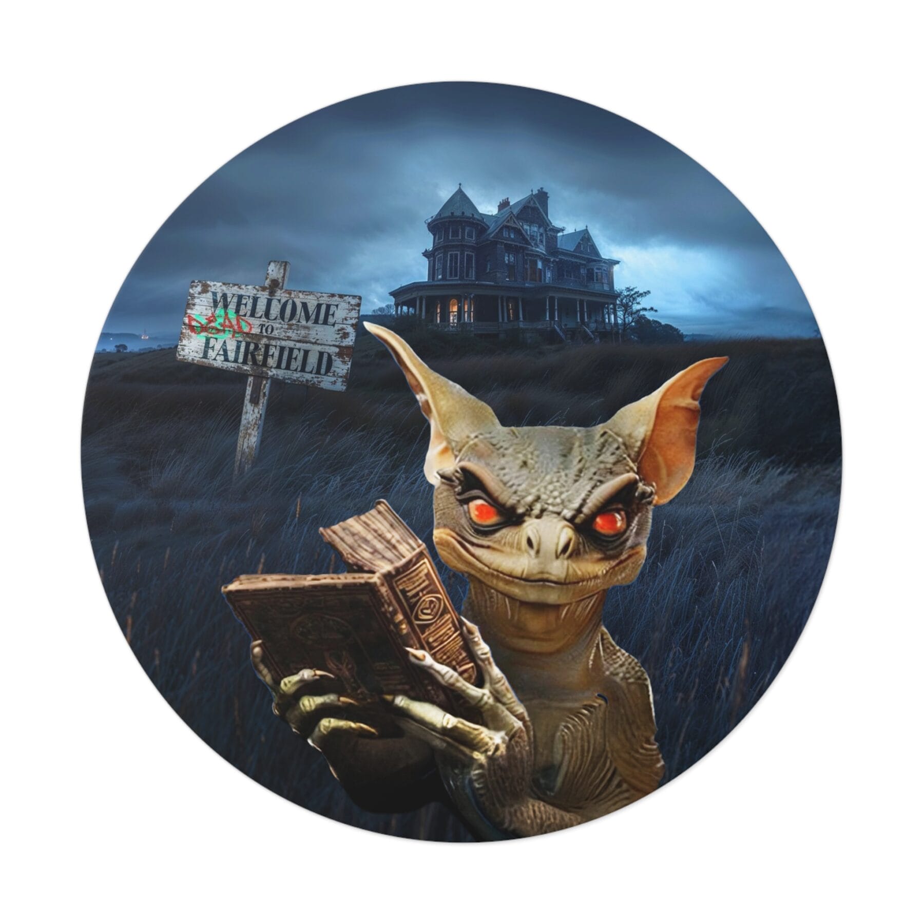 Round Vinyl Sticker - Strange Matter: Rilo at Fairchild Manor - Perfect for the YA horror and Strange Matter fan! - Image 17