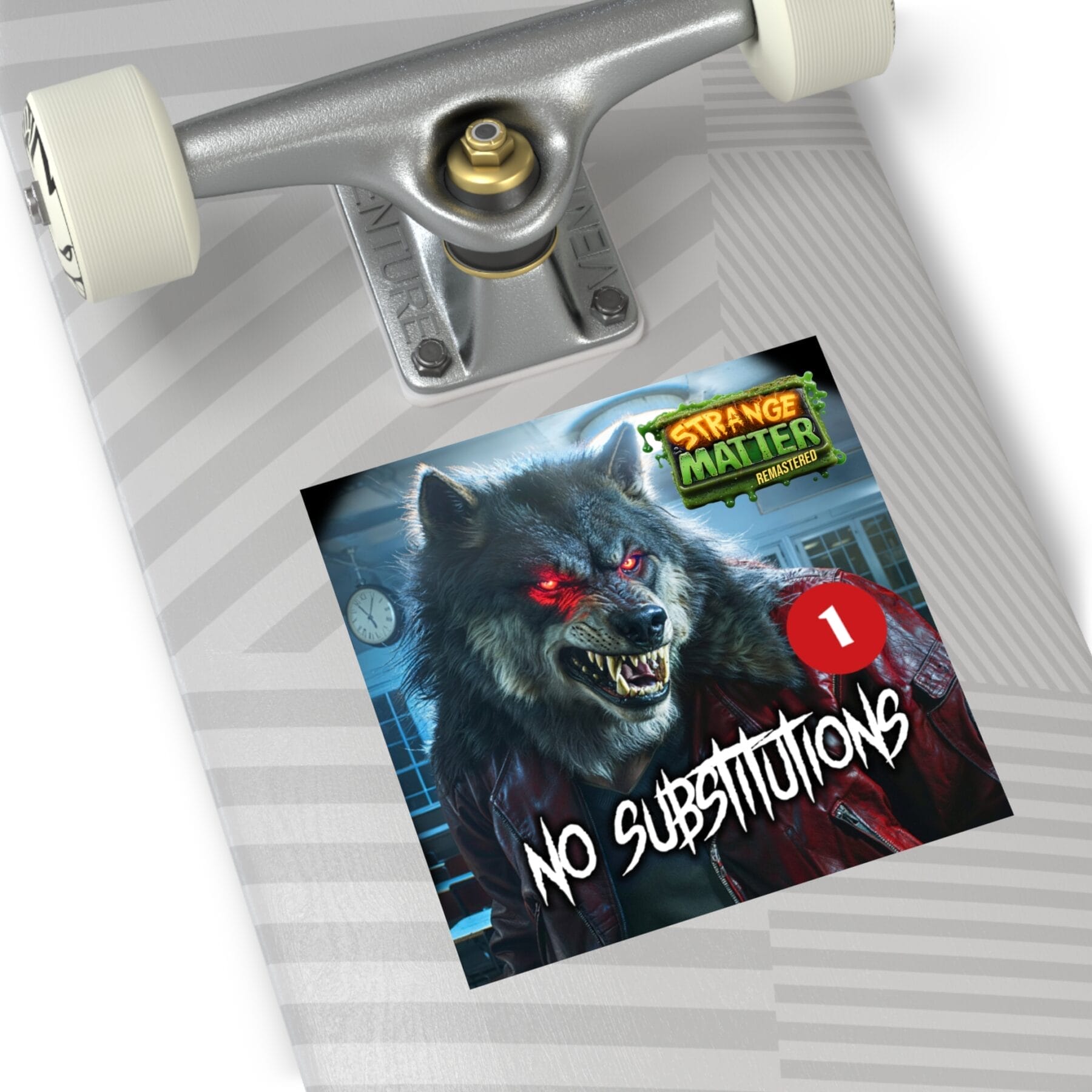Square Vinyl Sticker - Strange Matter: No Substitutions - Perfect for the Strange Matter and YA horror fan. - Image 6