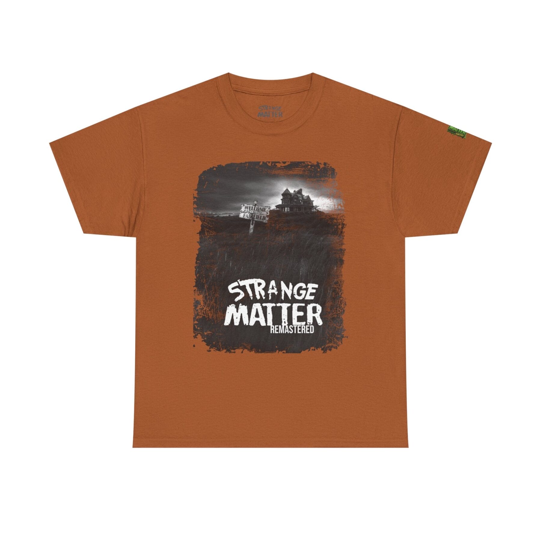 Adult Heavy Cotton Tee - Strange Matter: Fairchild Manor - T-Shirt for YA horror and Action fans - Image 9