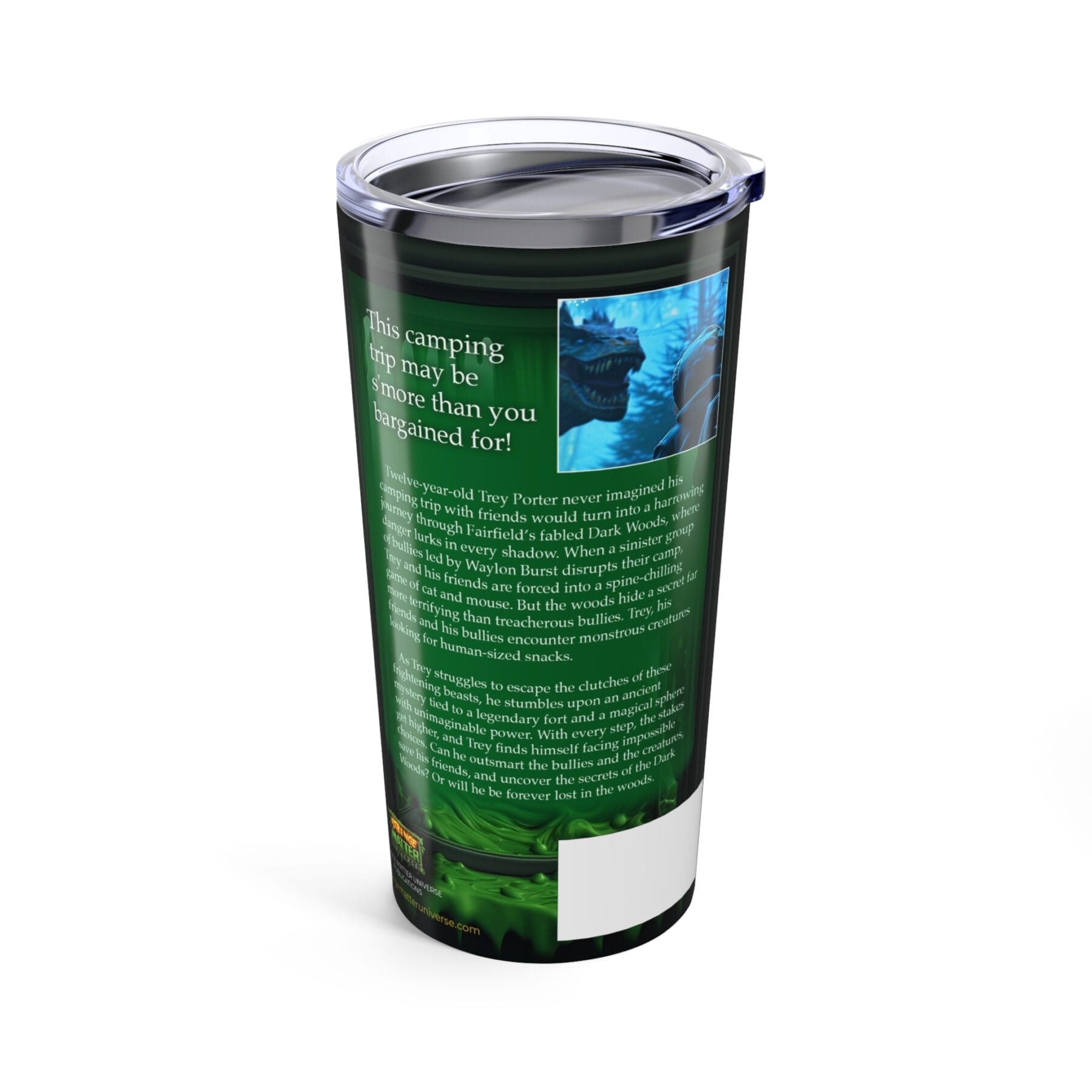 20oz Tumbler - Strange Matter: A Place to Hide - Perfect for the thirsty YA horror fan - Image 4