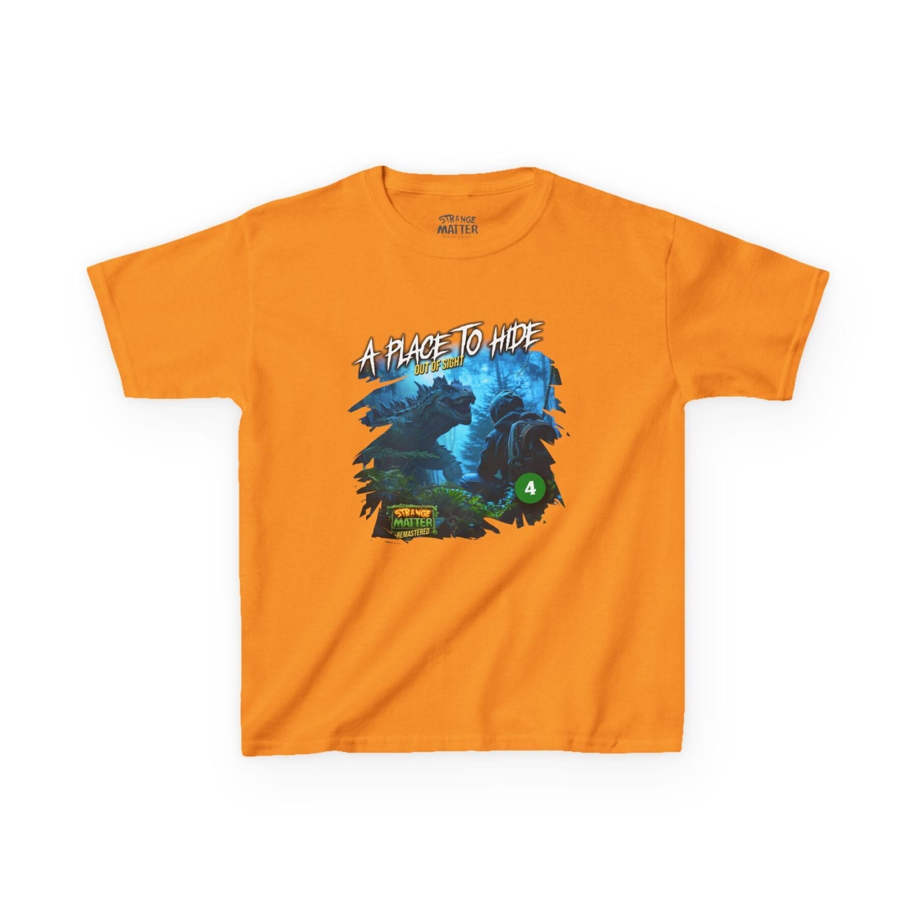 Kids Heavy Cotton Tee - Strange Matter: A Place to Hide - T-Shirt for YA horror and Action fans - Image 6