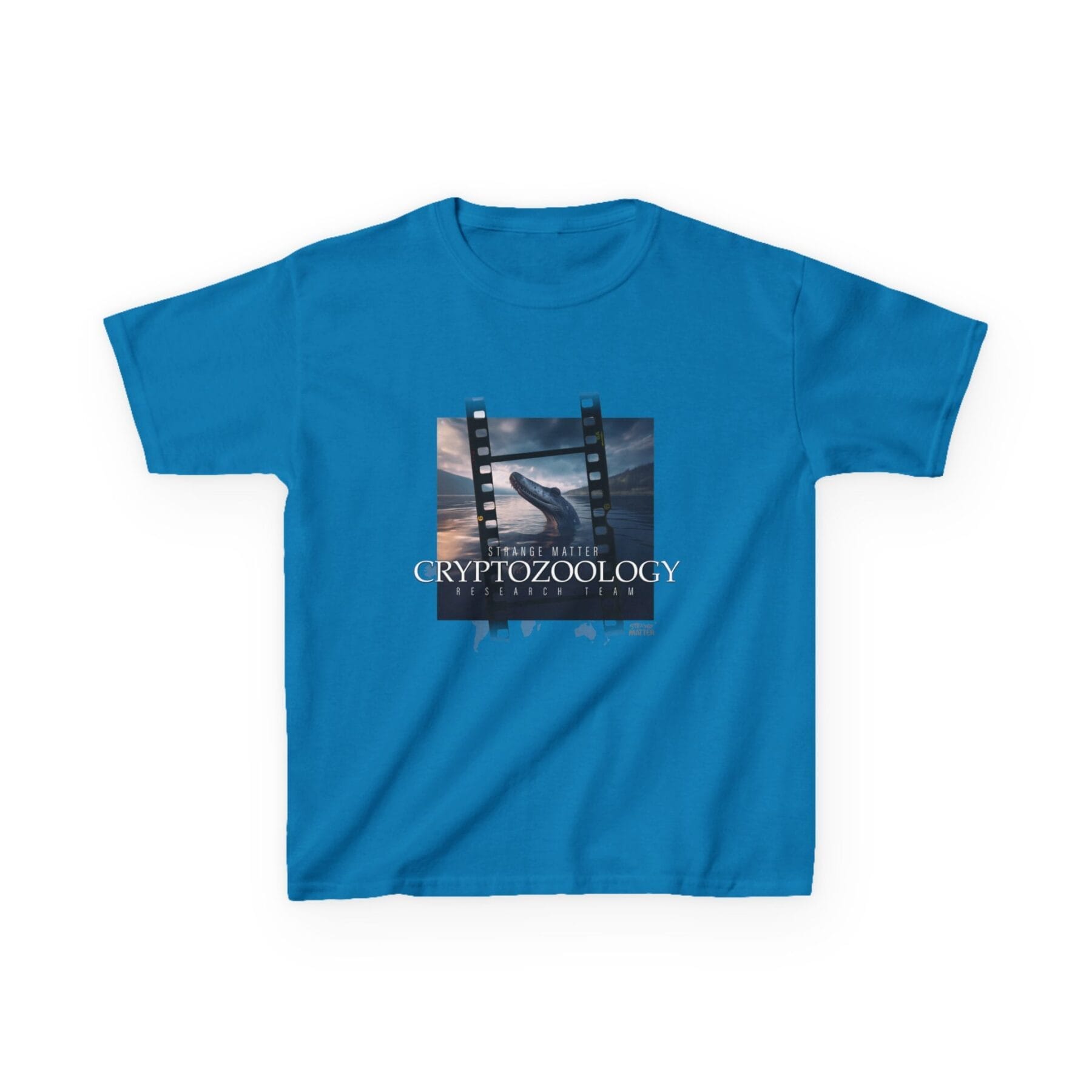 Kids Heavy Cotton Tee - Strange Matter - Cryptozoology Research Team - Lake Monsters - Image 3