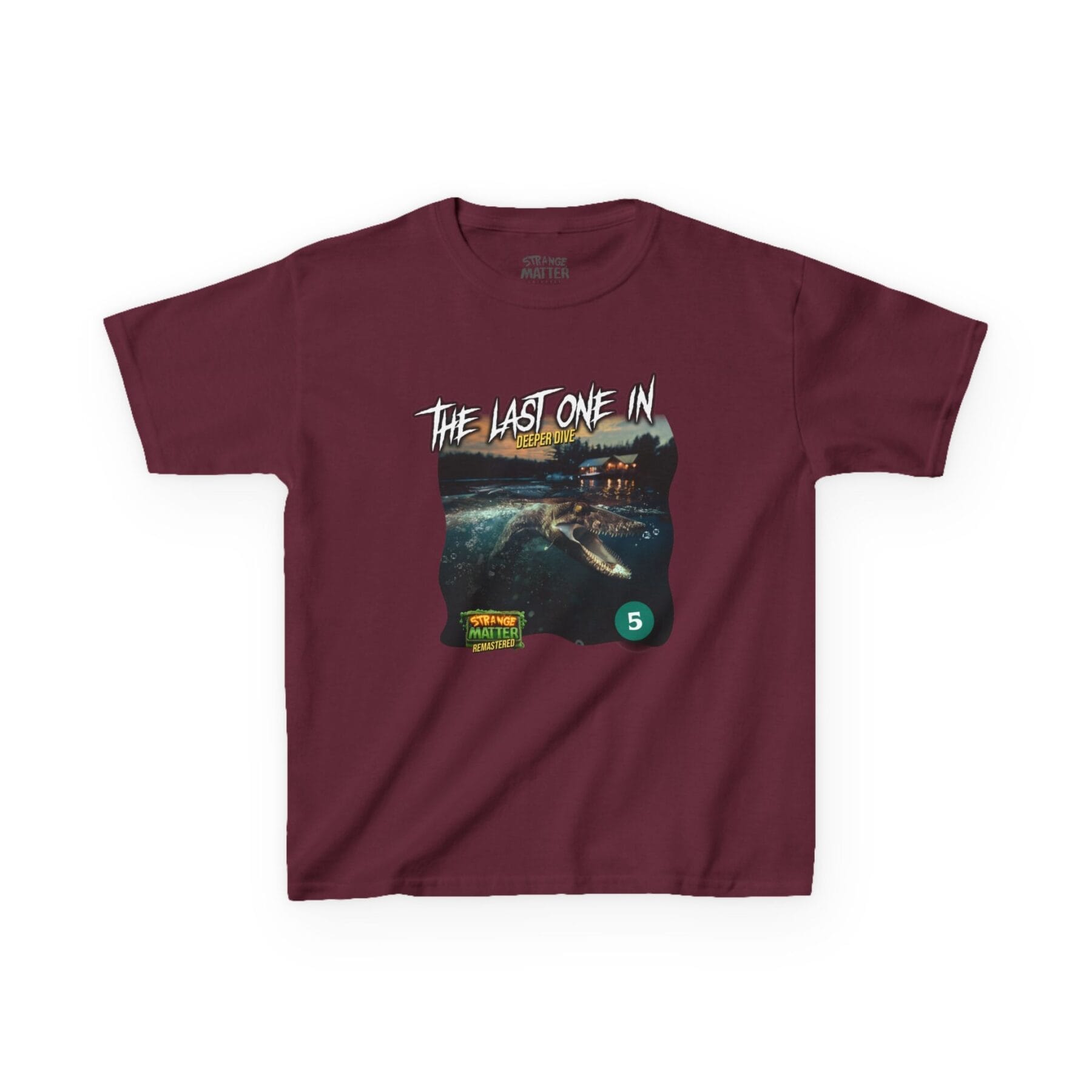 Kids Heavy Cotton Tee - Strange Matter: The Last One In - T-Shirt for YA horror and Action fans - Image 9