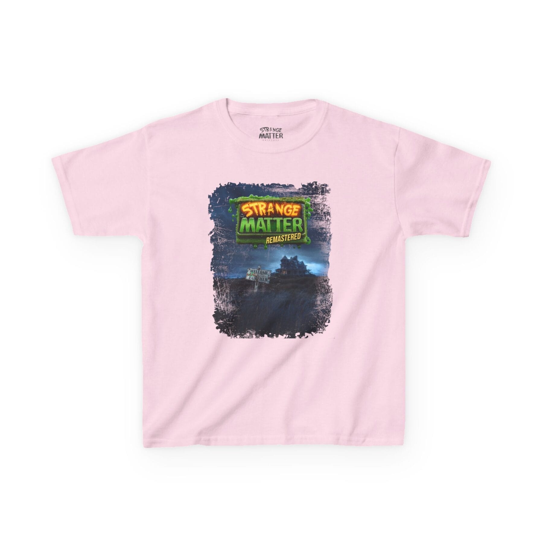 Kids Heavy Cotton Tee - Strange Matter: Fairchild Manor - full color - T-Shirt for YA horror and Action fans - Image 12