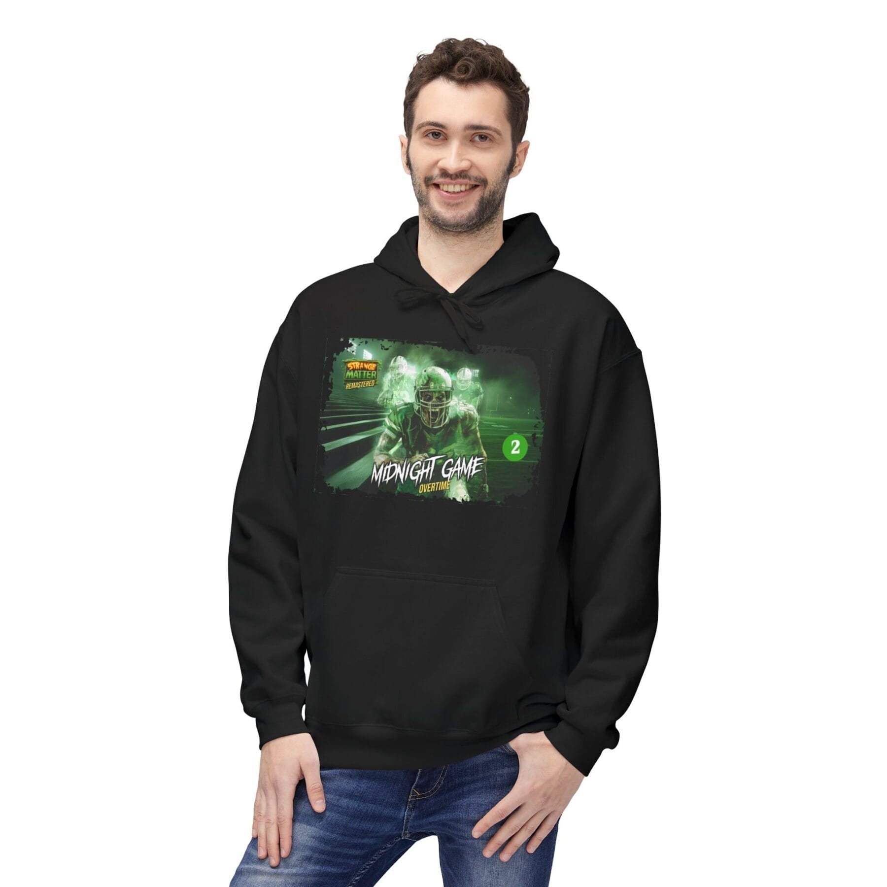 Adult Midweight Hoodie - Strange Matter: Midnight Game - Perfect for YA horror fans - Image 3