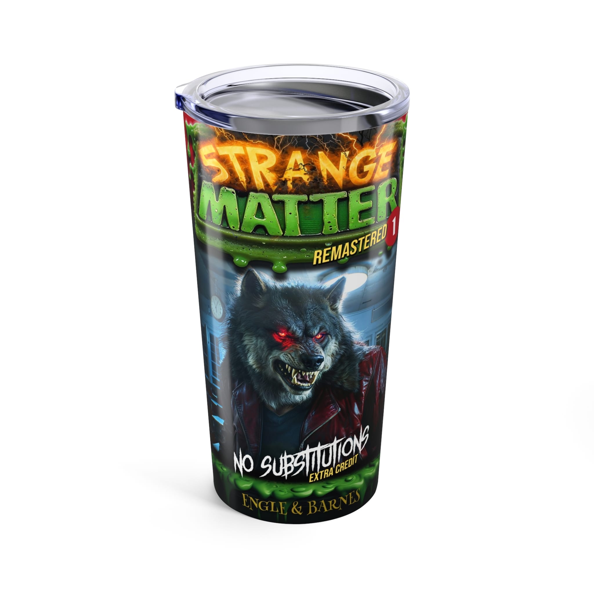 20oz Tumbler - Strange Matter: No Substitutions - Perfect for the thirsty YA horror fan