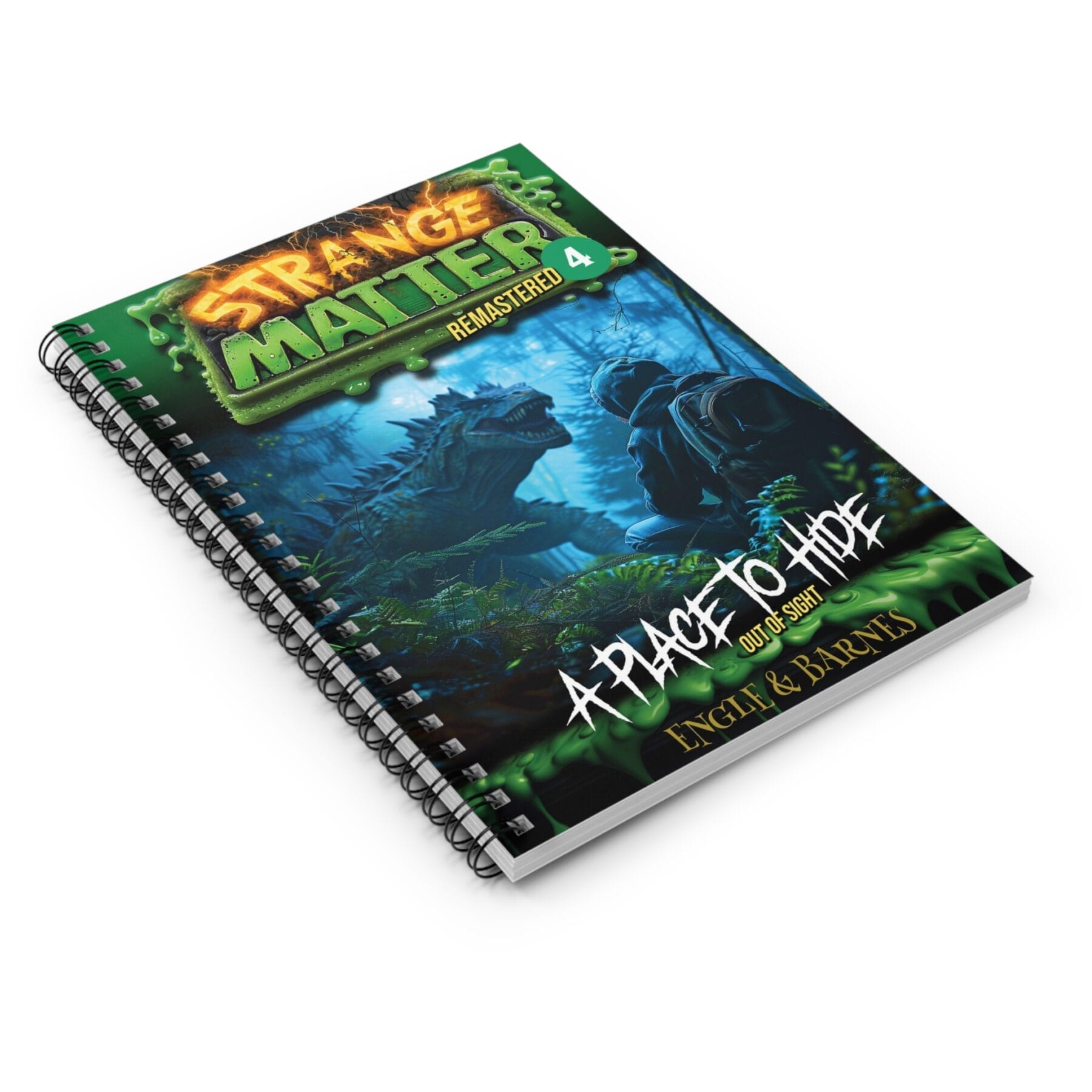 Spiral Notebook - Strange Matter: A Place to Hide - Perfect for Horror Enthusiasts, Students & Creatives - Image 3