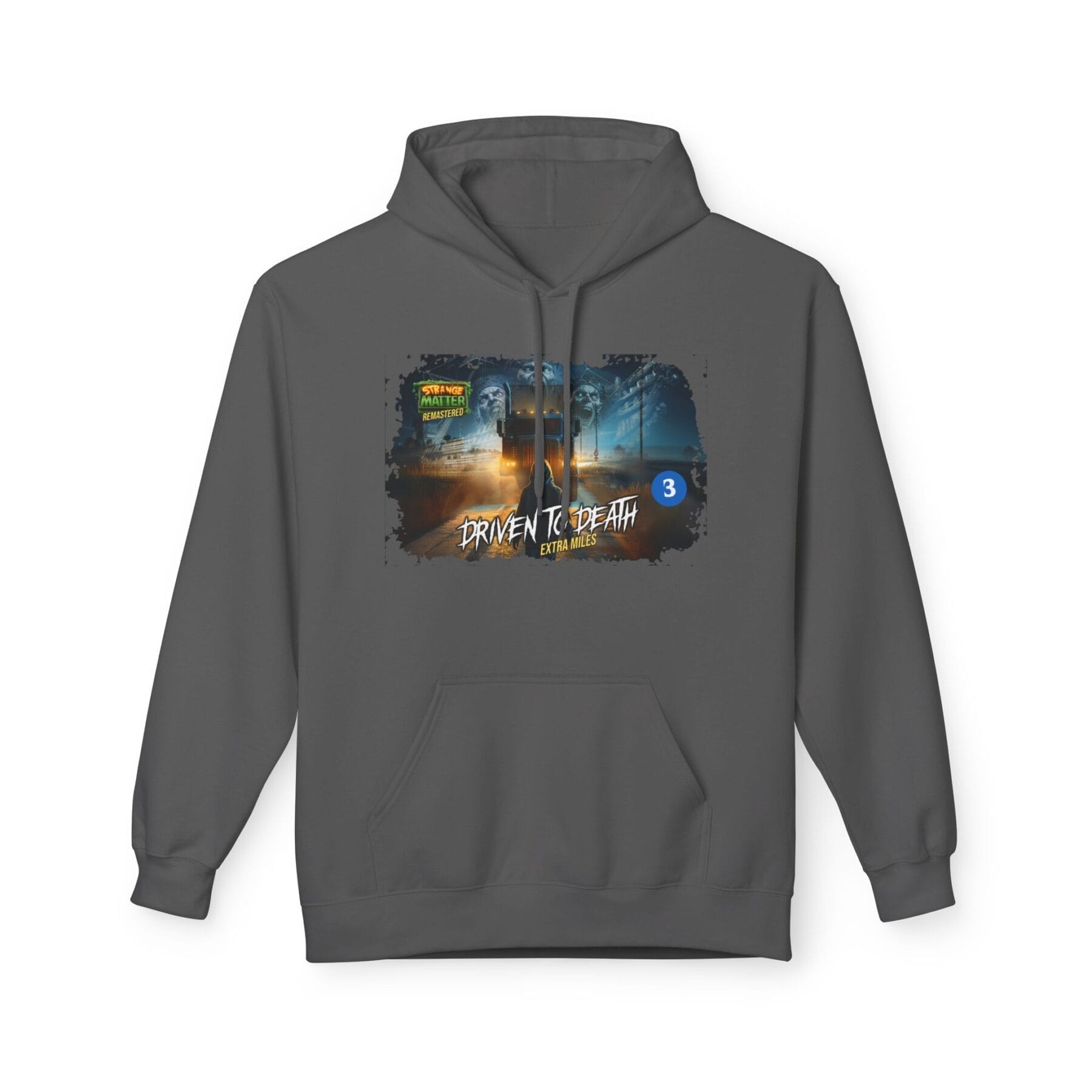 Adult Midweight Hoodie - Strange Matter: Driven to Death - T-Shirt for YA horror and Action fans - Image 4